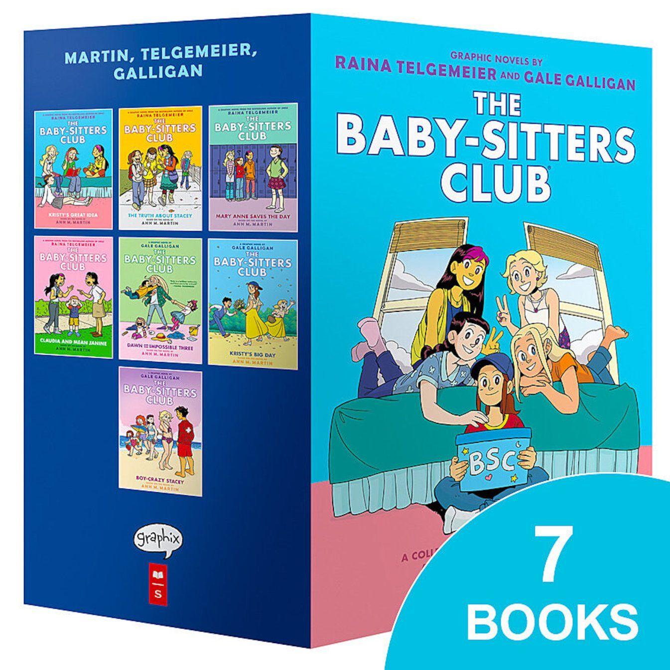 Vorderes Coverbild The Baby-Sitters Club #1-7 Graphic Novel Box Set