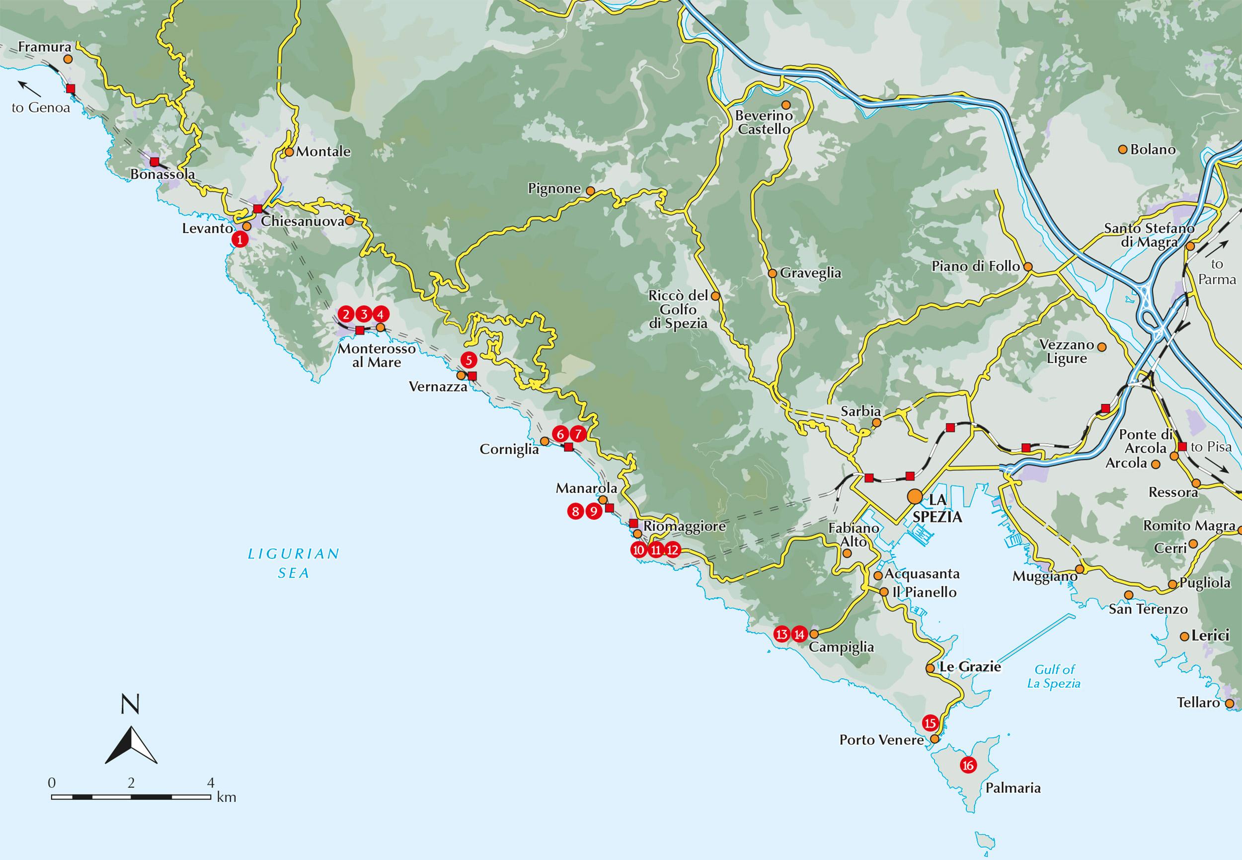 Beispielinhalt (Bild) Walking in Italy's Cinque Terre