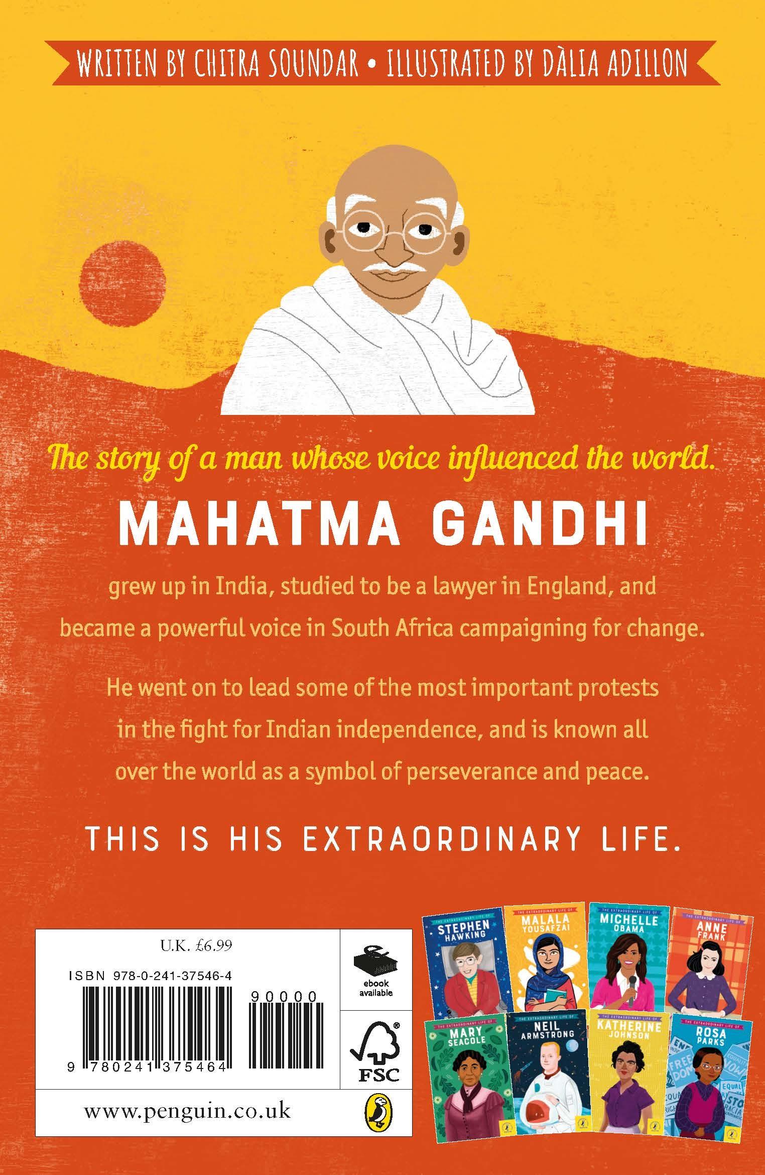 Rückseitencover The Extraordinary Life of Mahatma Gandhi