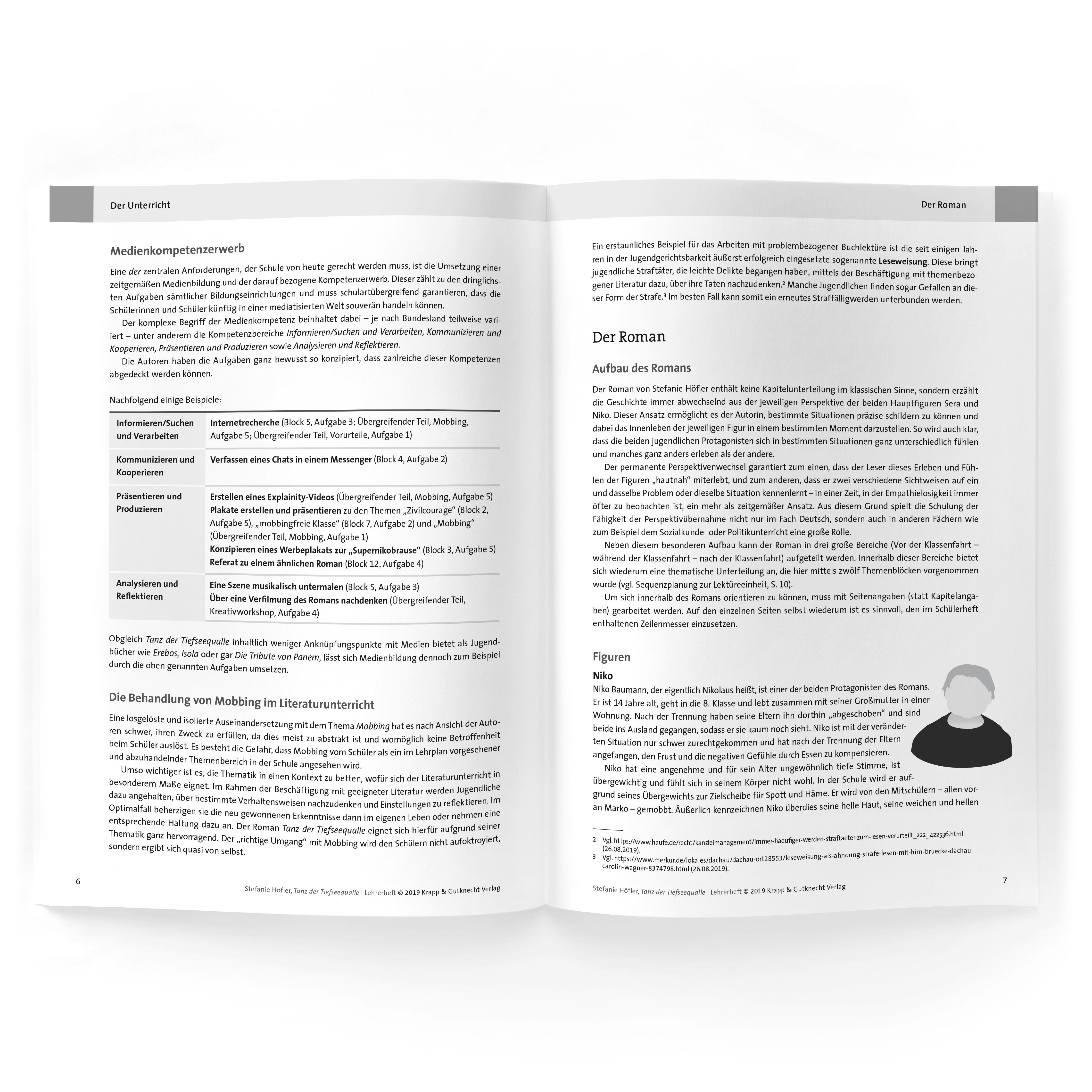 Beispielinhalt (Bild) Tanz der Tiefseequalle - Lehrerheft