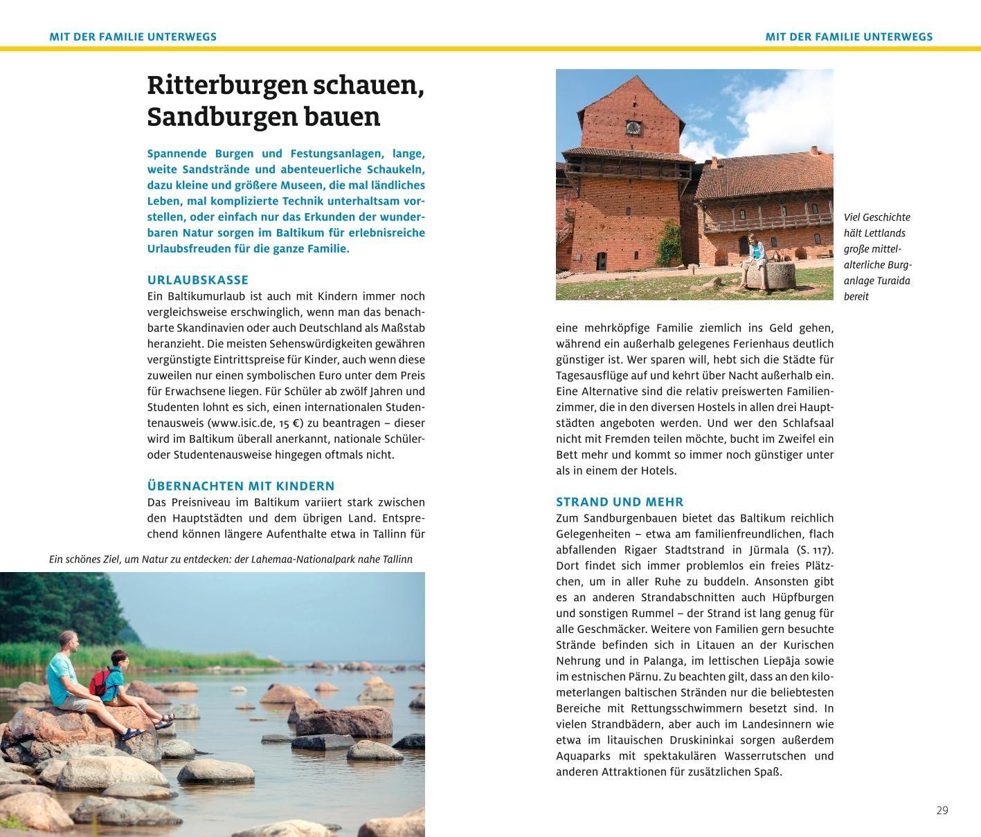 Beispielinhalt (Bild) ADAC Reiseführer plus Baltikum