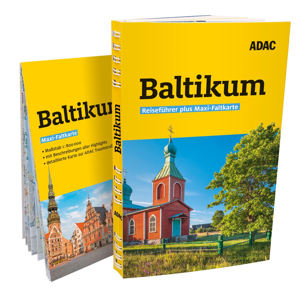 Vorderes Coverbild ADAC Reiseführer plus Baltikum