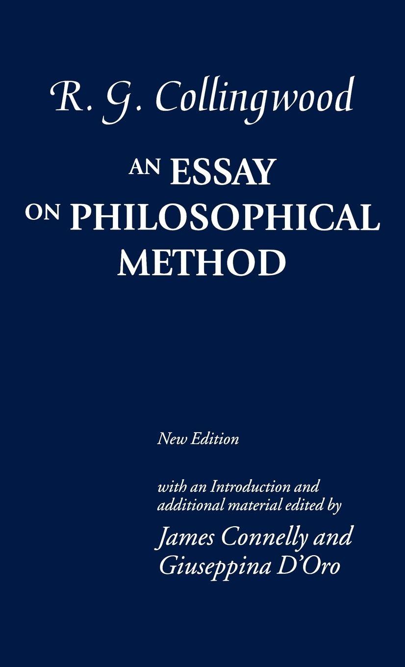 Vorderes Coverbild An Essay on Philosophical Method