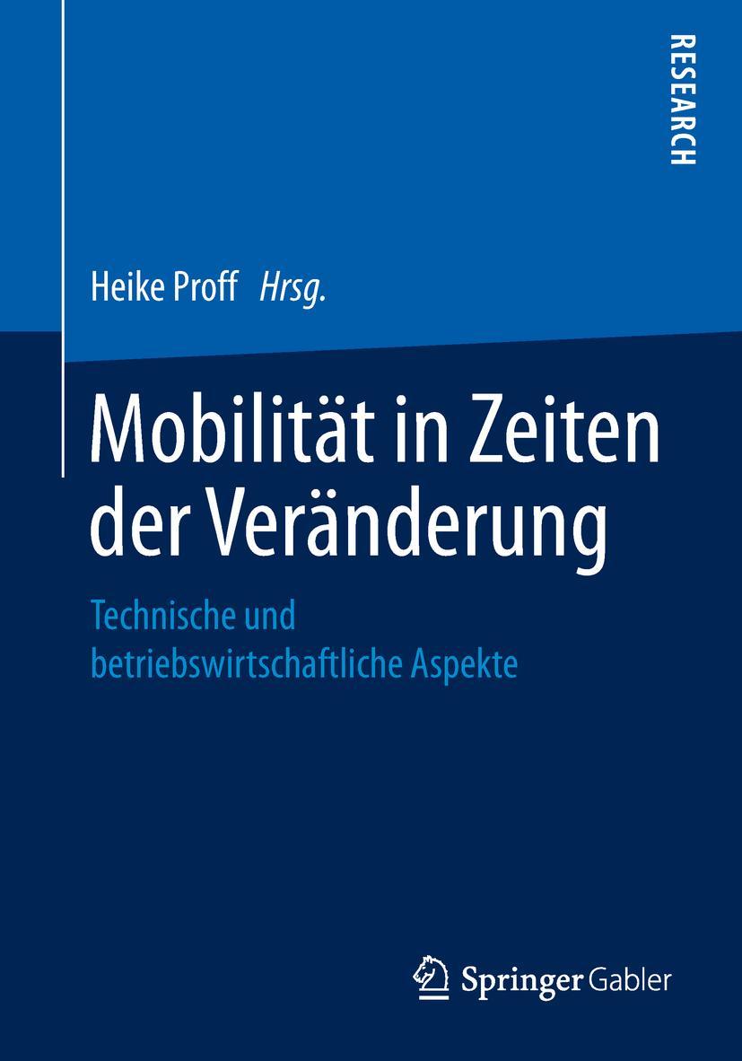 Vorderes Coverbild Mobilität in Zeiten der Veränderung