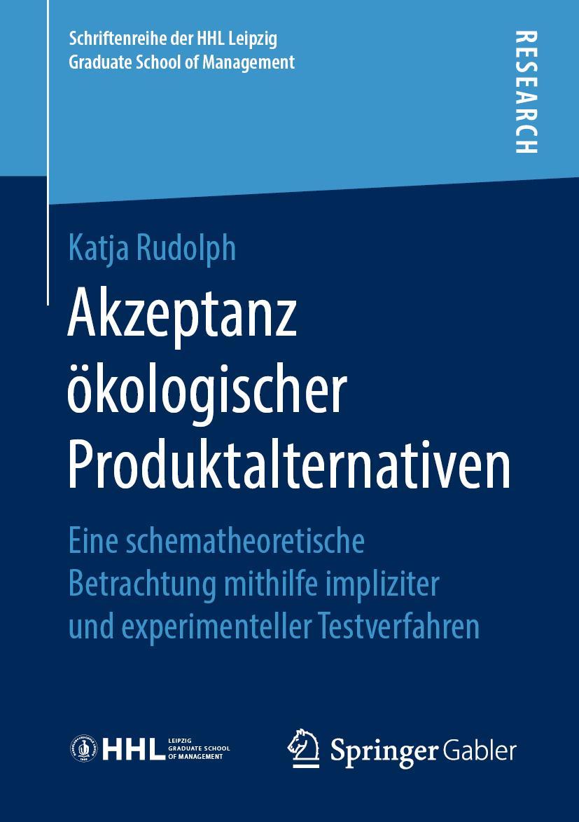 Vorderes Coverbild Akzeptanz ökologischer Produktalternativen