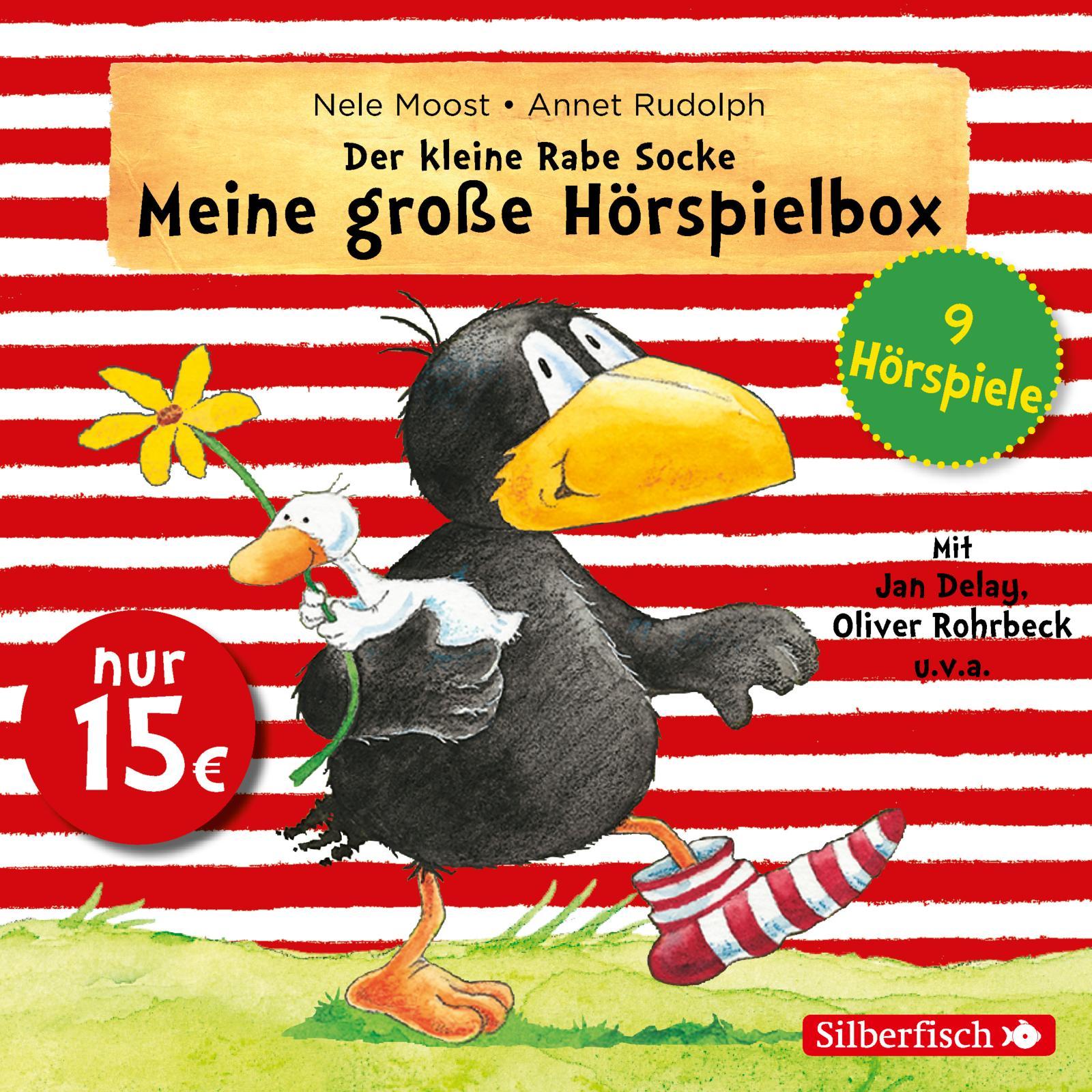 Vorderes Coverbild Der kleine Rabe Socke - Meine große Hörspielbox (9 Hörspiele)