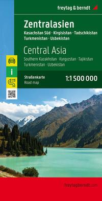 Vorderes Coverbild Zentralasien - Kasachstan Süd - Kirgisistan - Tadschikistan -Turkmenistan - Usbekistan 1 : 1.500.000  Autokarte