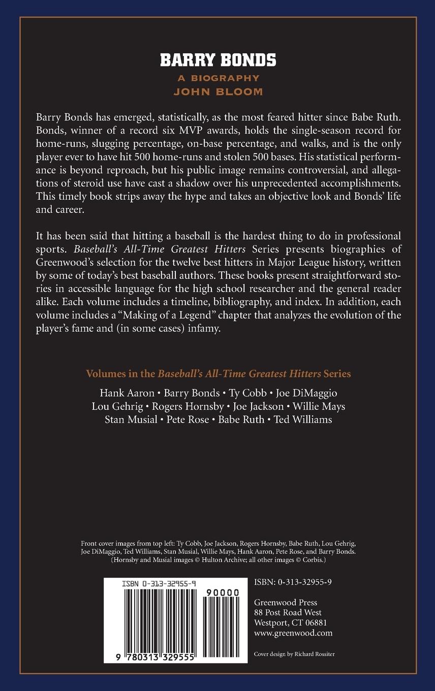 Rückseitencover Barry Bonds