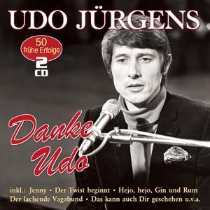 Vorderes Coverbild Danke Udo-50 frühe Erfolge