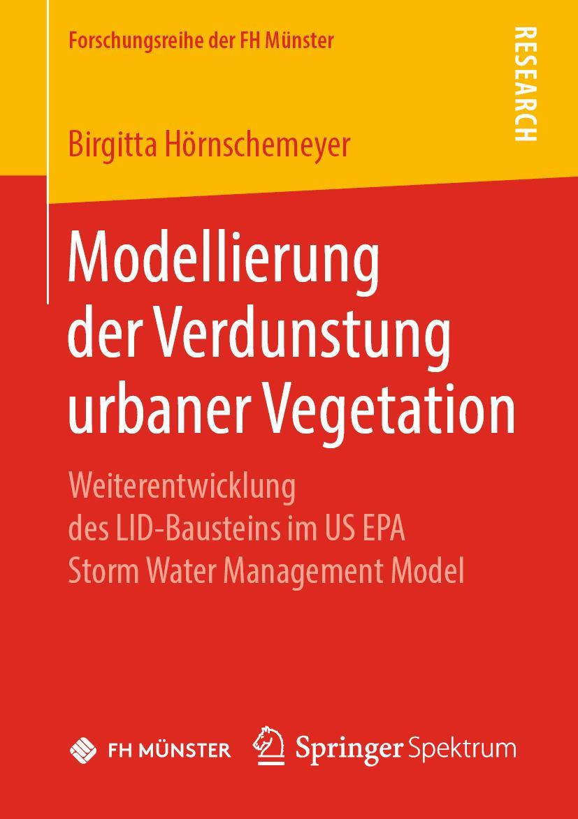 Vorderes Coverbild Modellierung der Verdunstung urbaner Vegetation