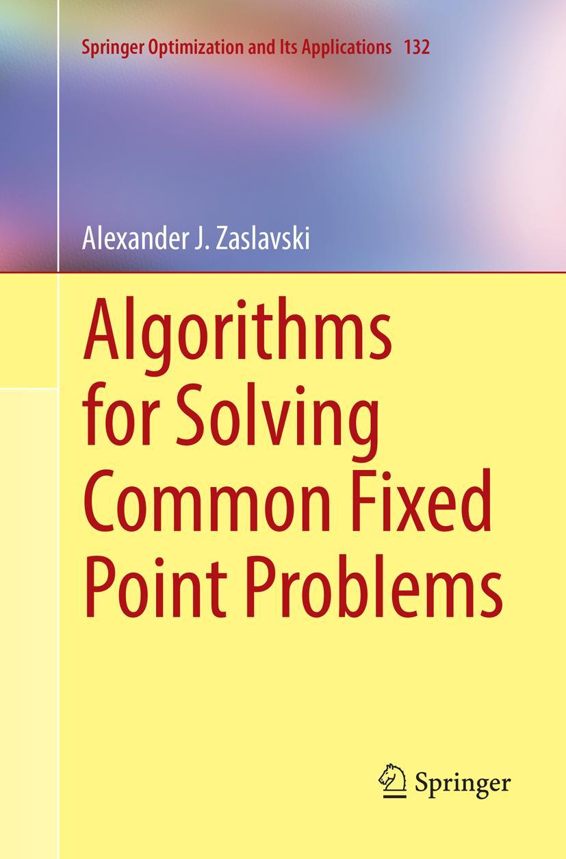 Vorderes Coverbild Algorithms for Solving Common Fixed Point Problems