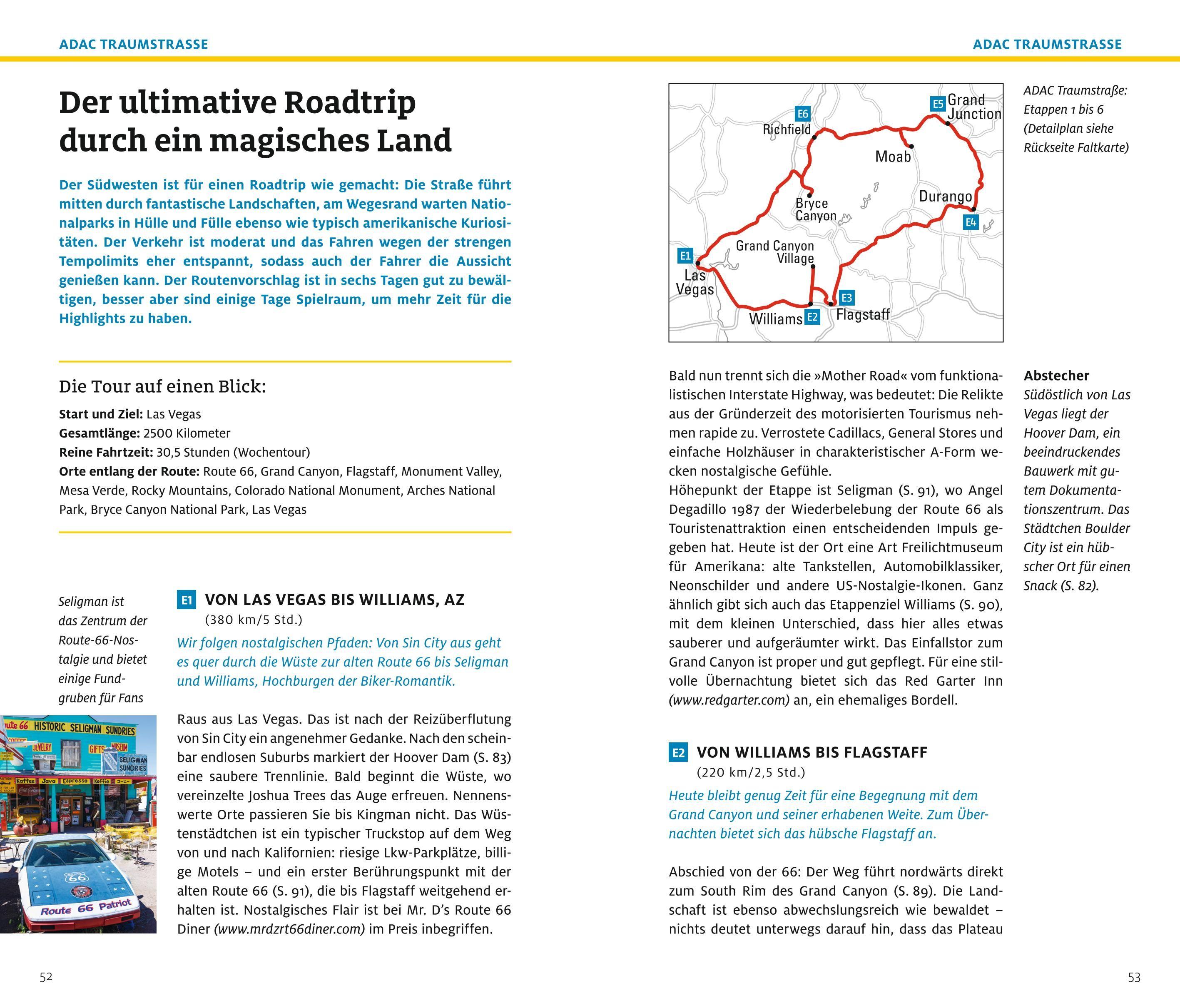 Beispielinhalt (Bild) ADAC Reiseführer plus USA Südwest