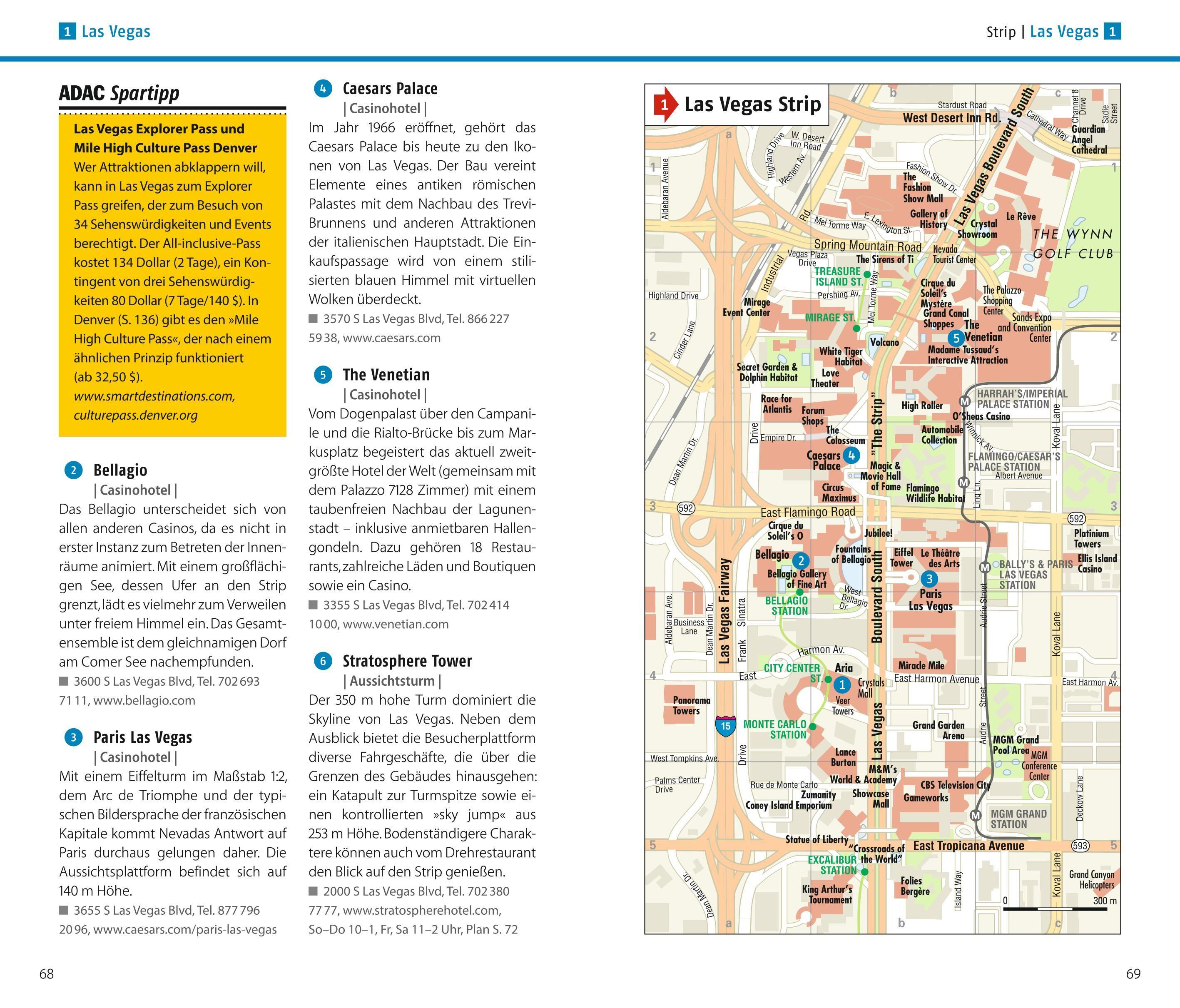 Beispielinhalt (Bild) ADAC Reiseführer plus USA Südwest