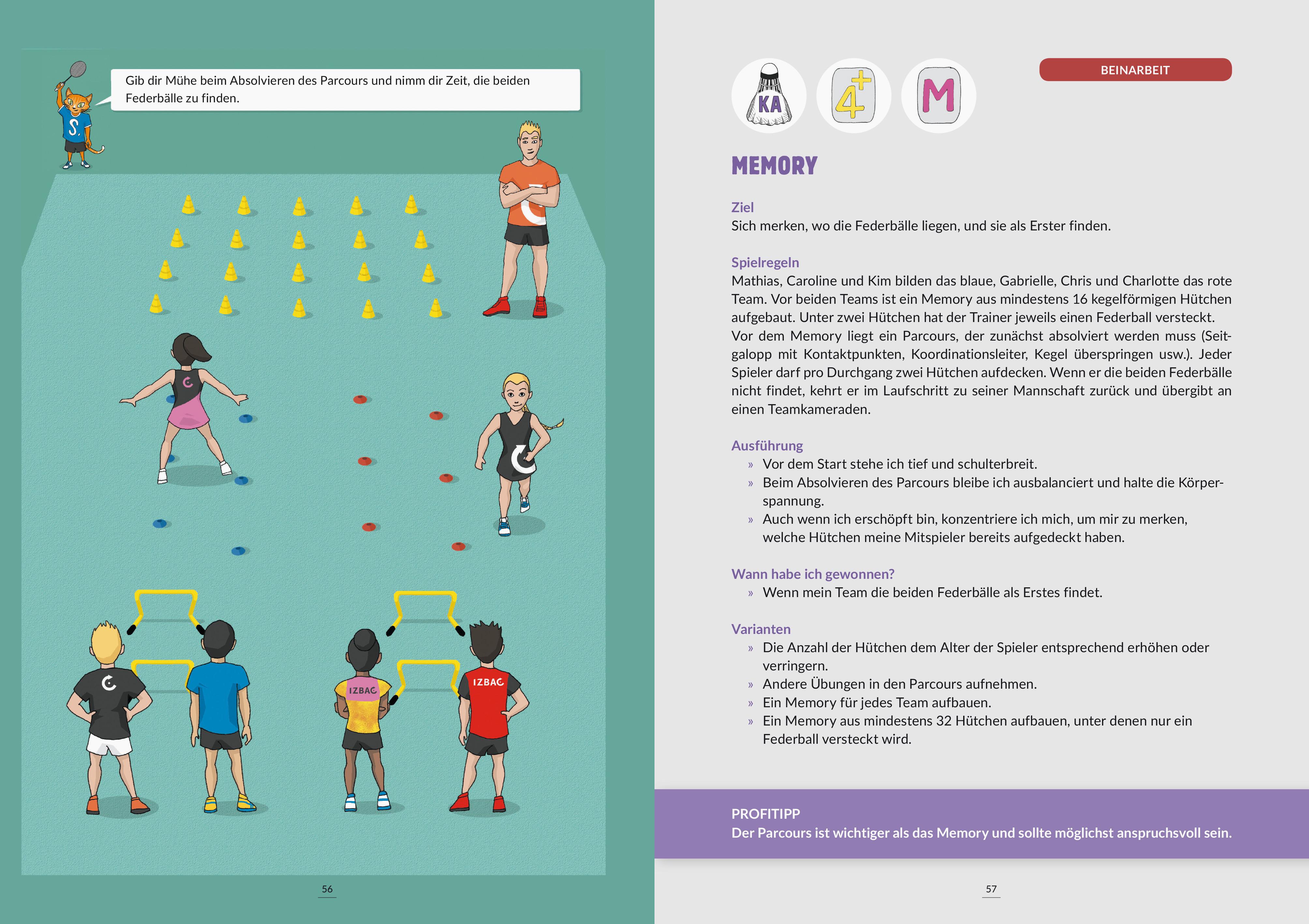 Beispielinhalt (Bild) Badminton