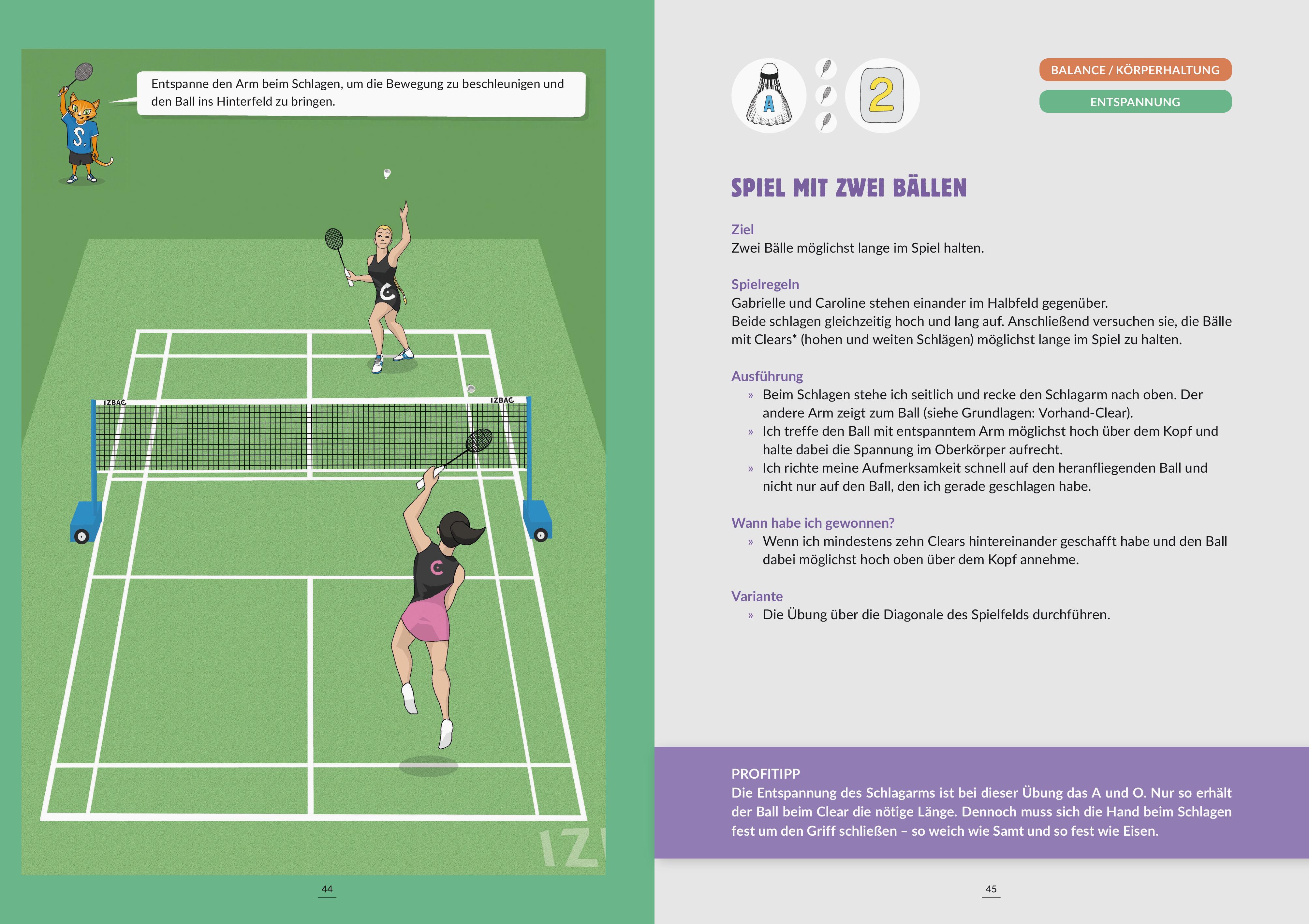 Beispielinhalt (Bild) Badminton