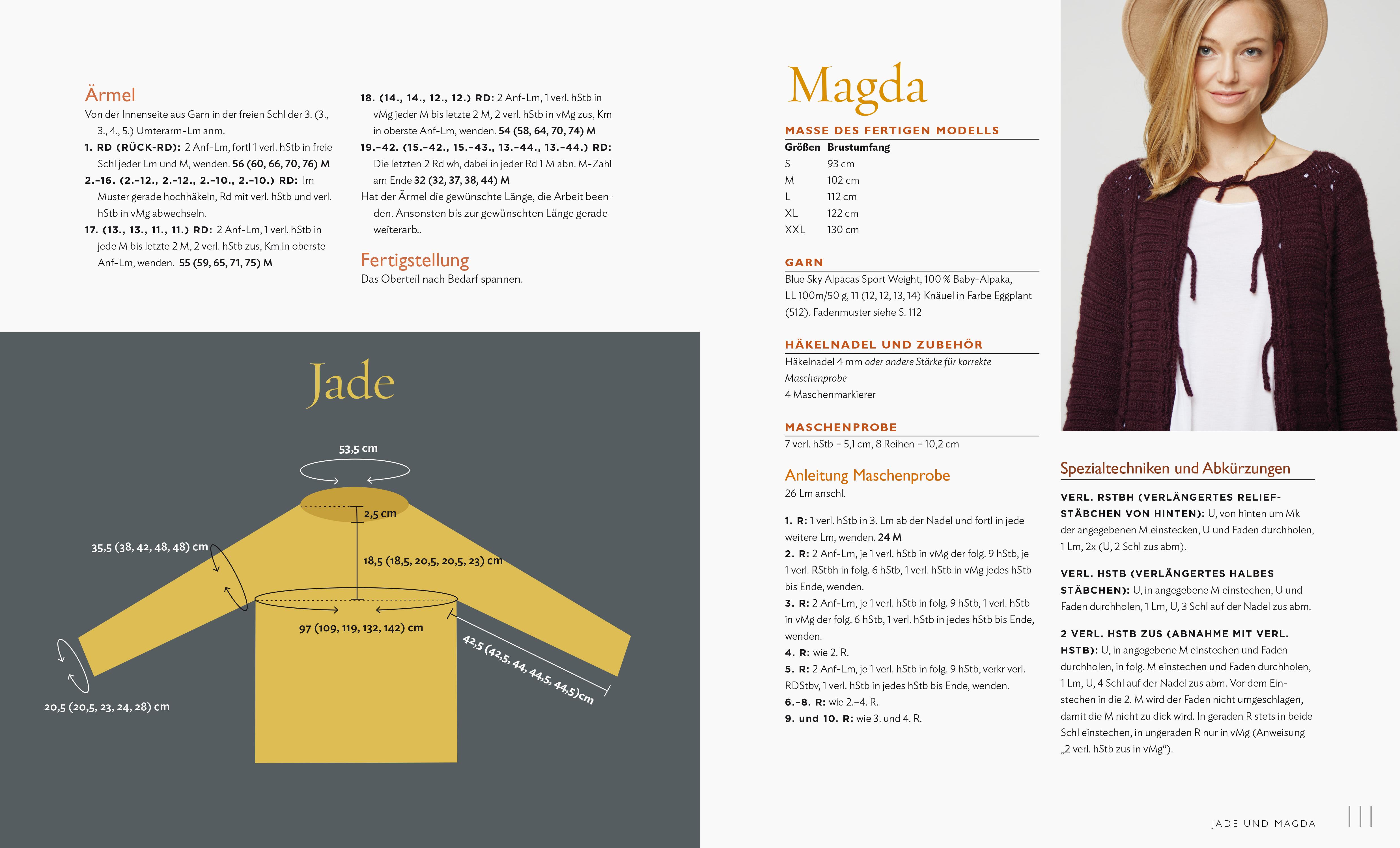 Beispielinhalt (Bild) Top-Down: Häkeln