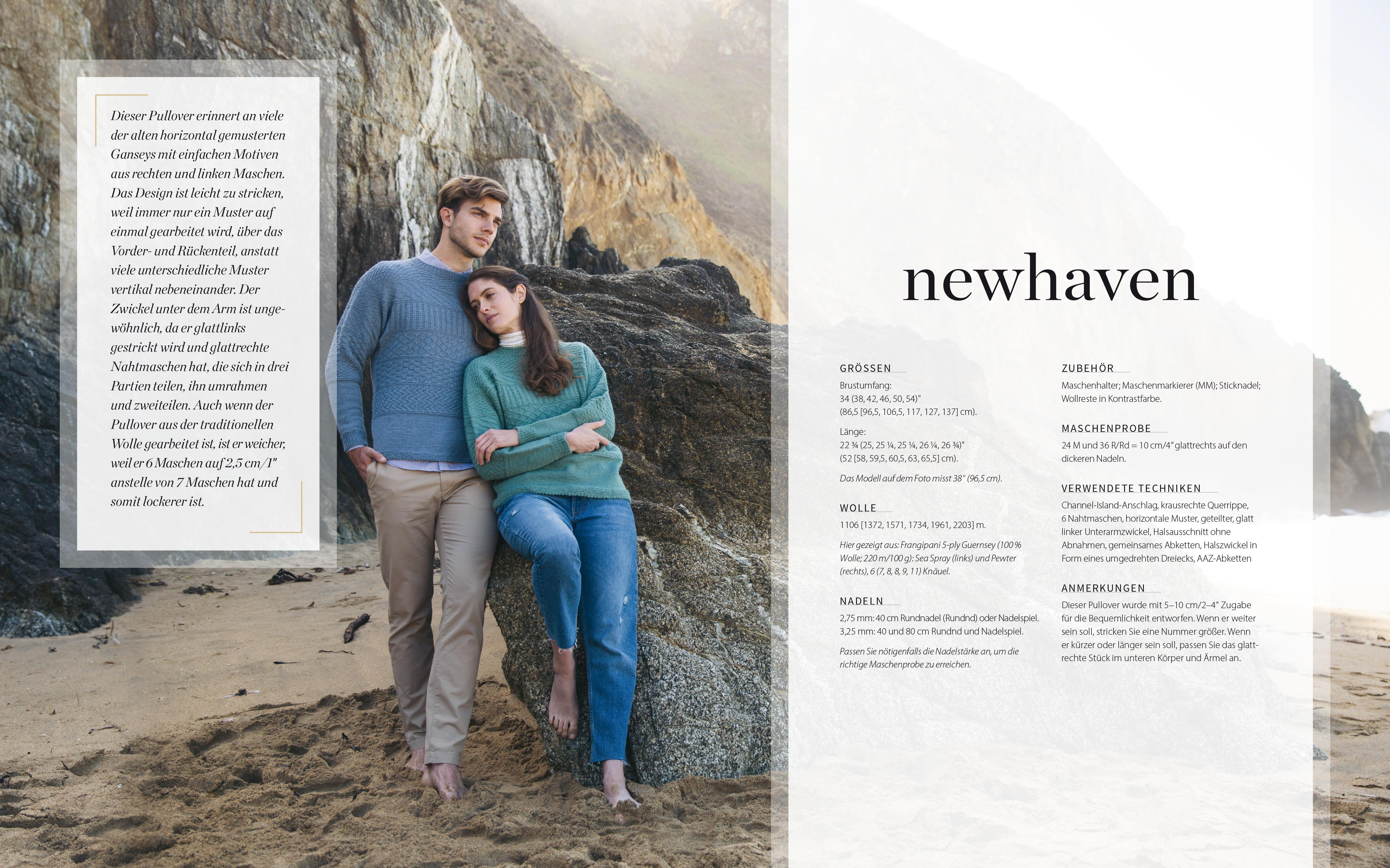 Beispielinhalt (Bild) Am Stück gestrickt: Ganseys