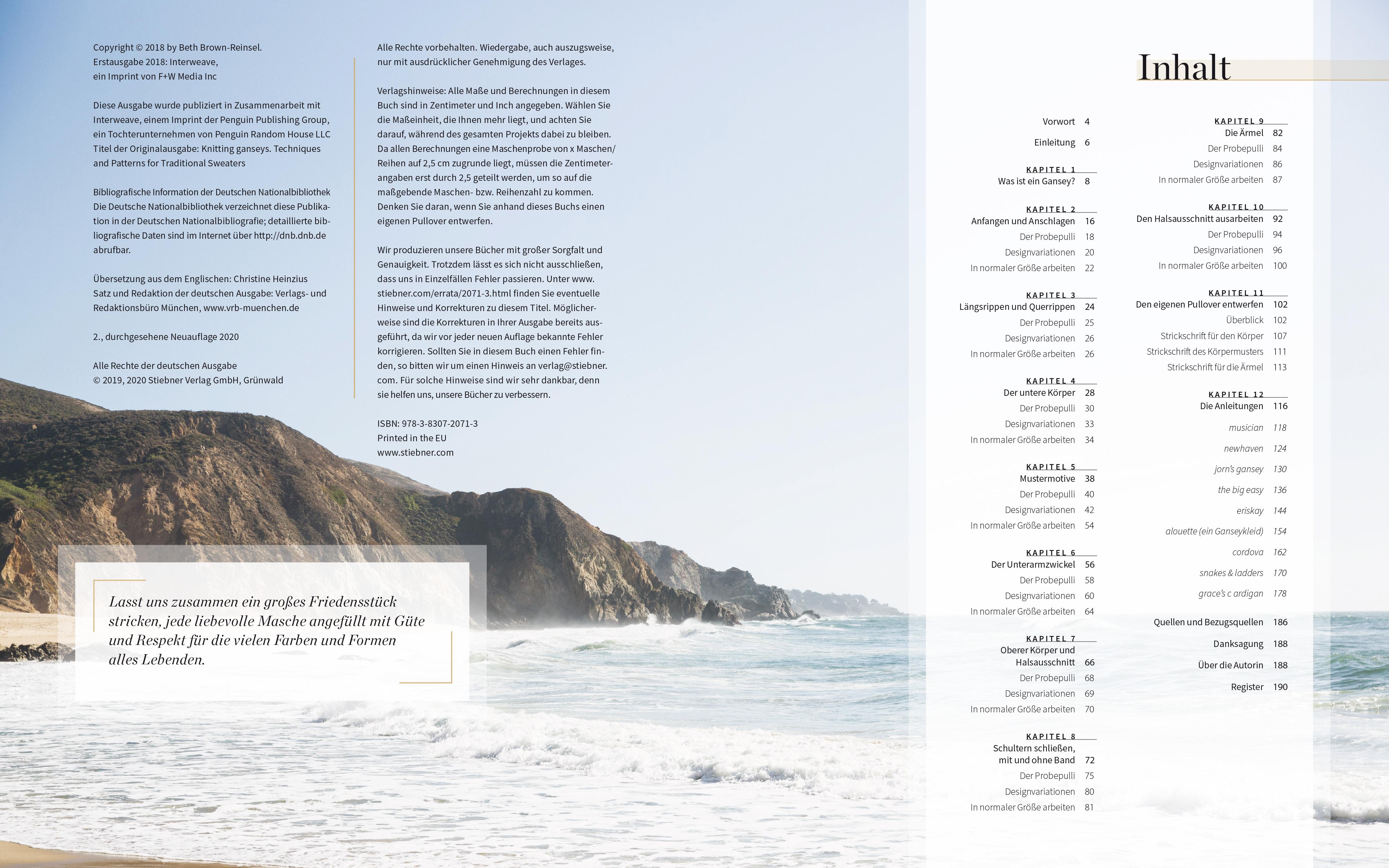 Beispielinhalt (Bild) Am Stück gestrickt: Ganseys