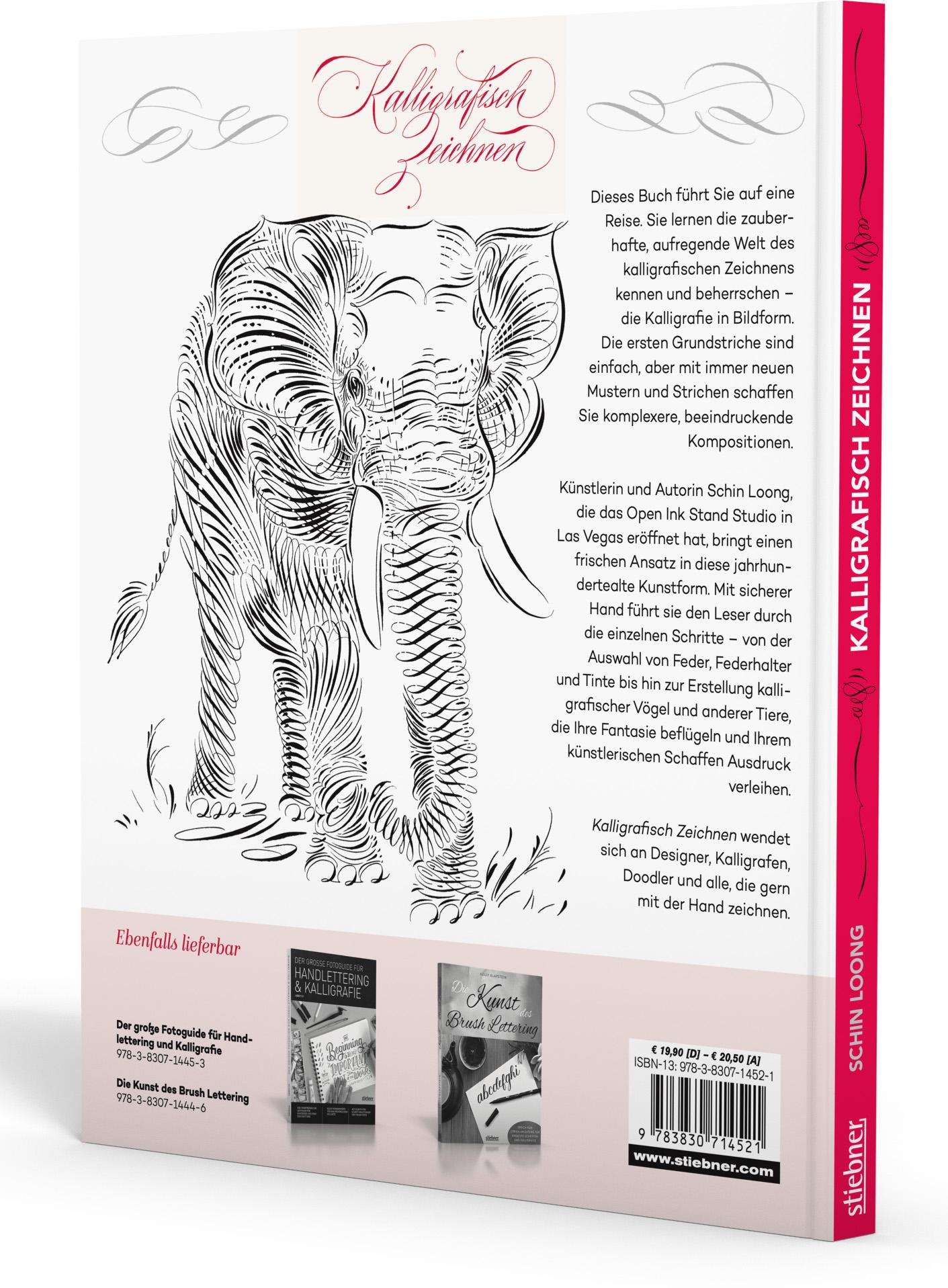 Rückseitencover Kalligrafisch Zeichnen