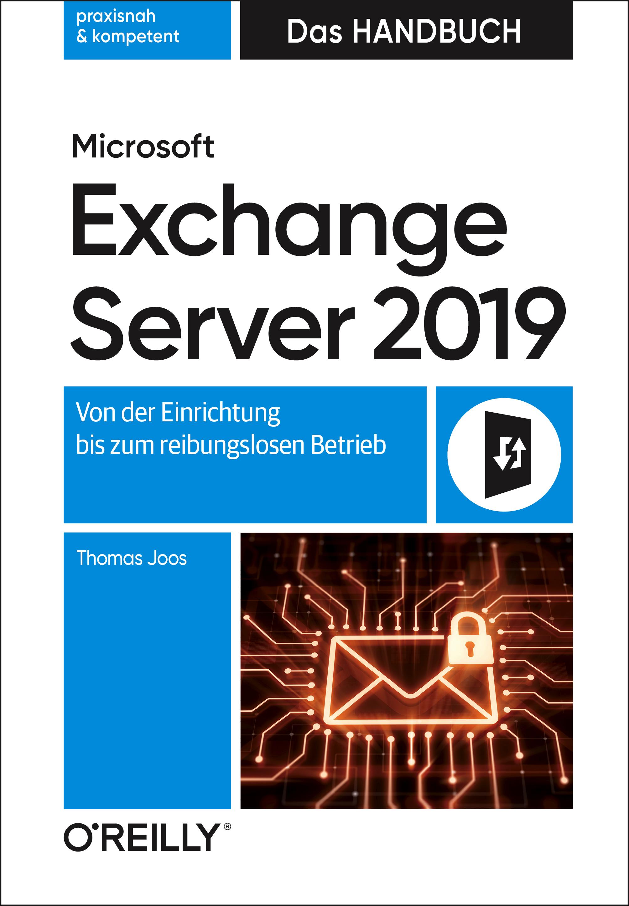 Vorderes Coverbild Microsoft Exchange Server 2019 - Das Handbuch