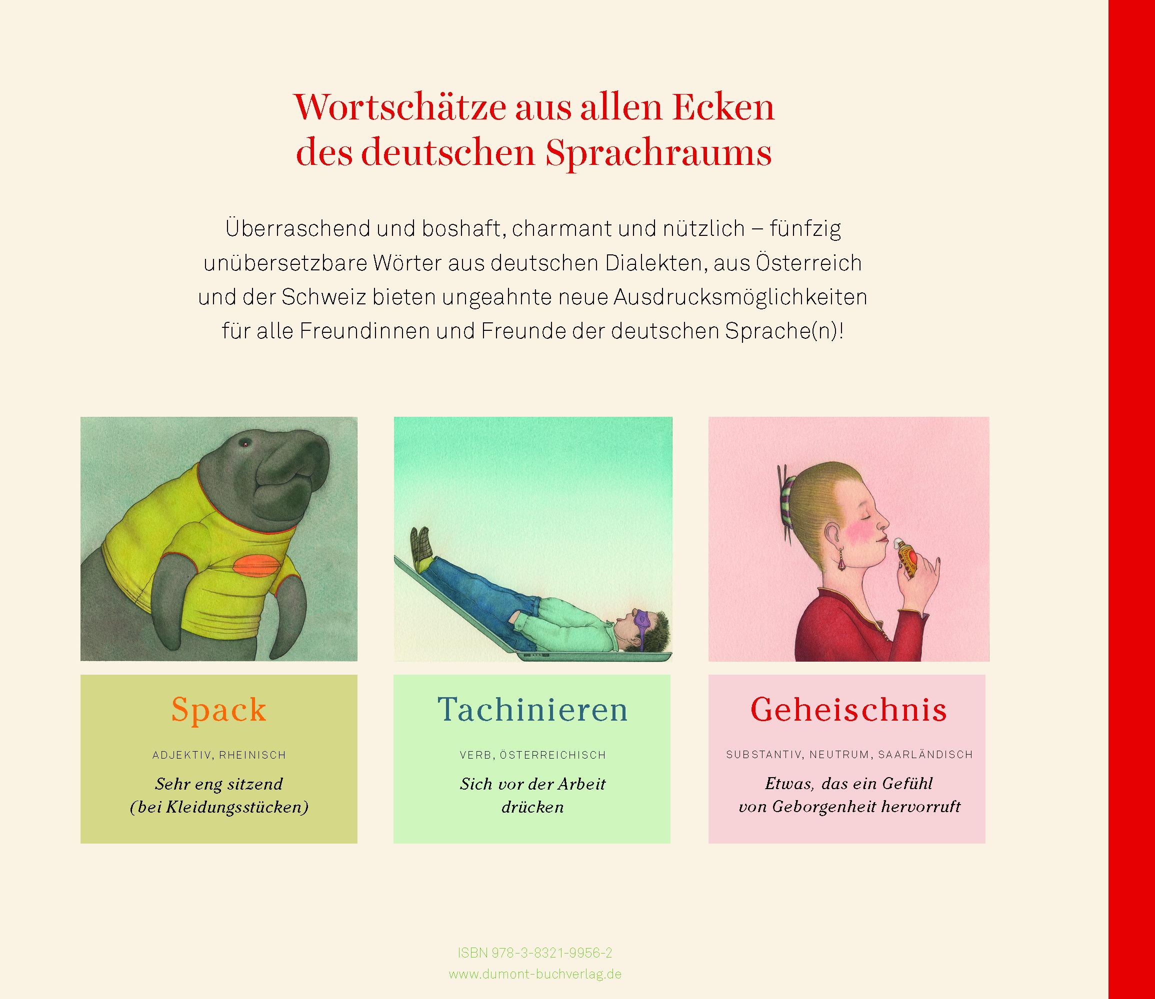 Rückseitencover Wörter, die es nicht auf Hochdeutsch gibt