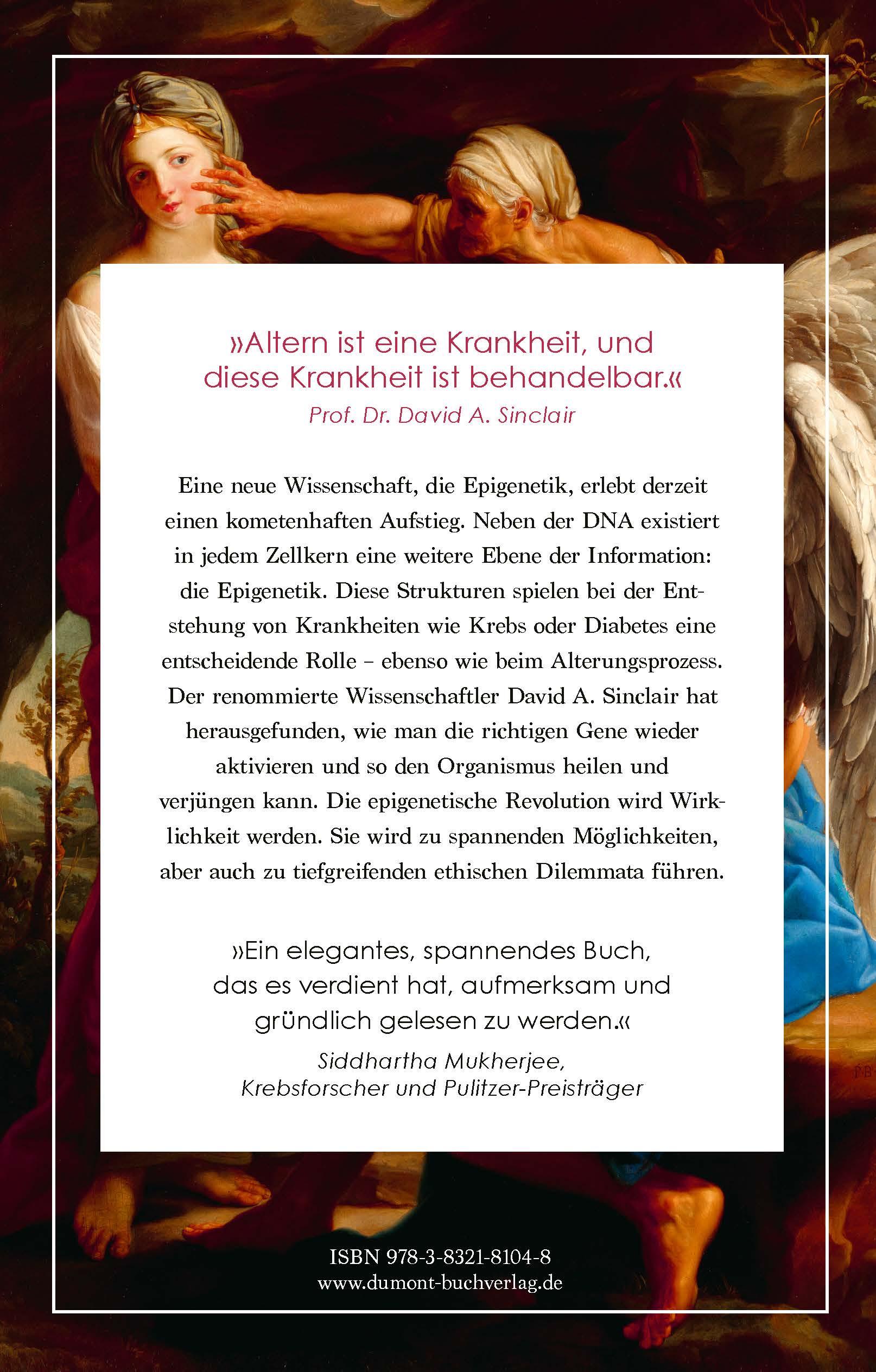 Rückseitencover Das Ende des Alterns