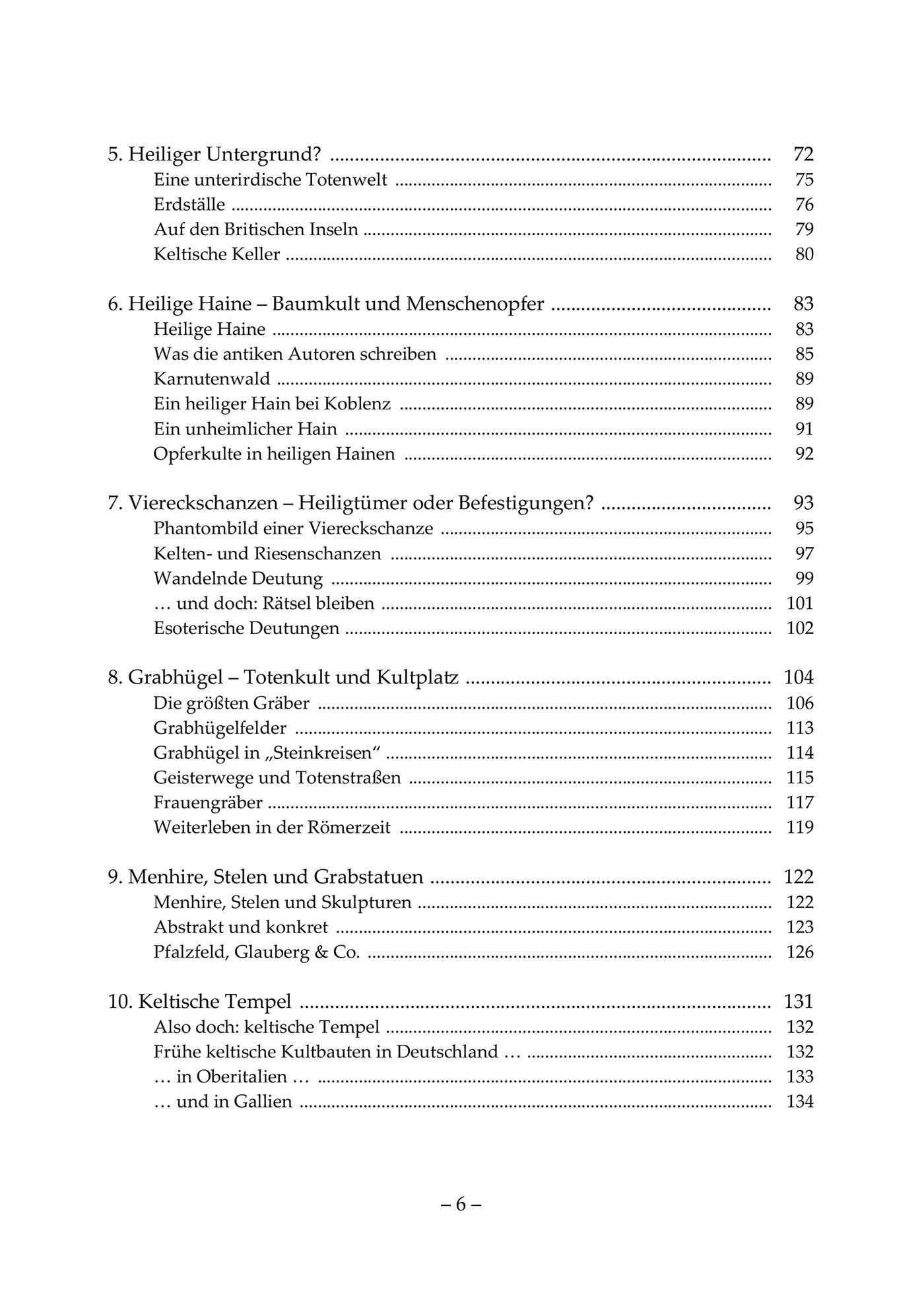 Beispielinhalt (Bild) Keltische Kultplätze in Deutschland