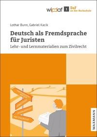 Vorderes Coverbild Deutsch als Fremdsprache für Juristen