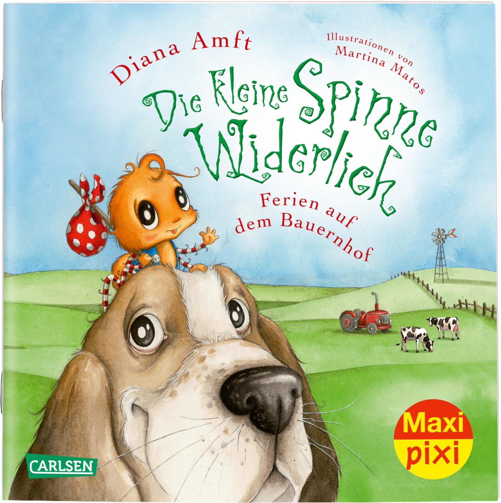 Vorderes Coverbild Maxi Pixi 313: VE 5 Die kleine Spinne Widerlich: Ferien auf dem Bauernhof (5 Exemplare)