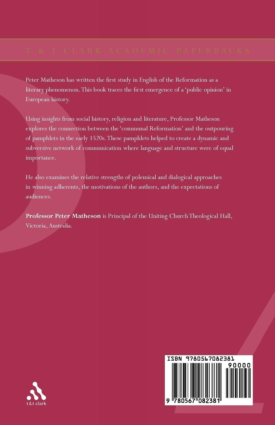 Rückseitencover Rhetoric of the Reformation