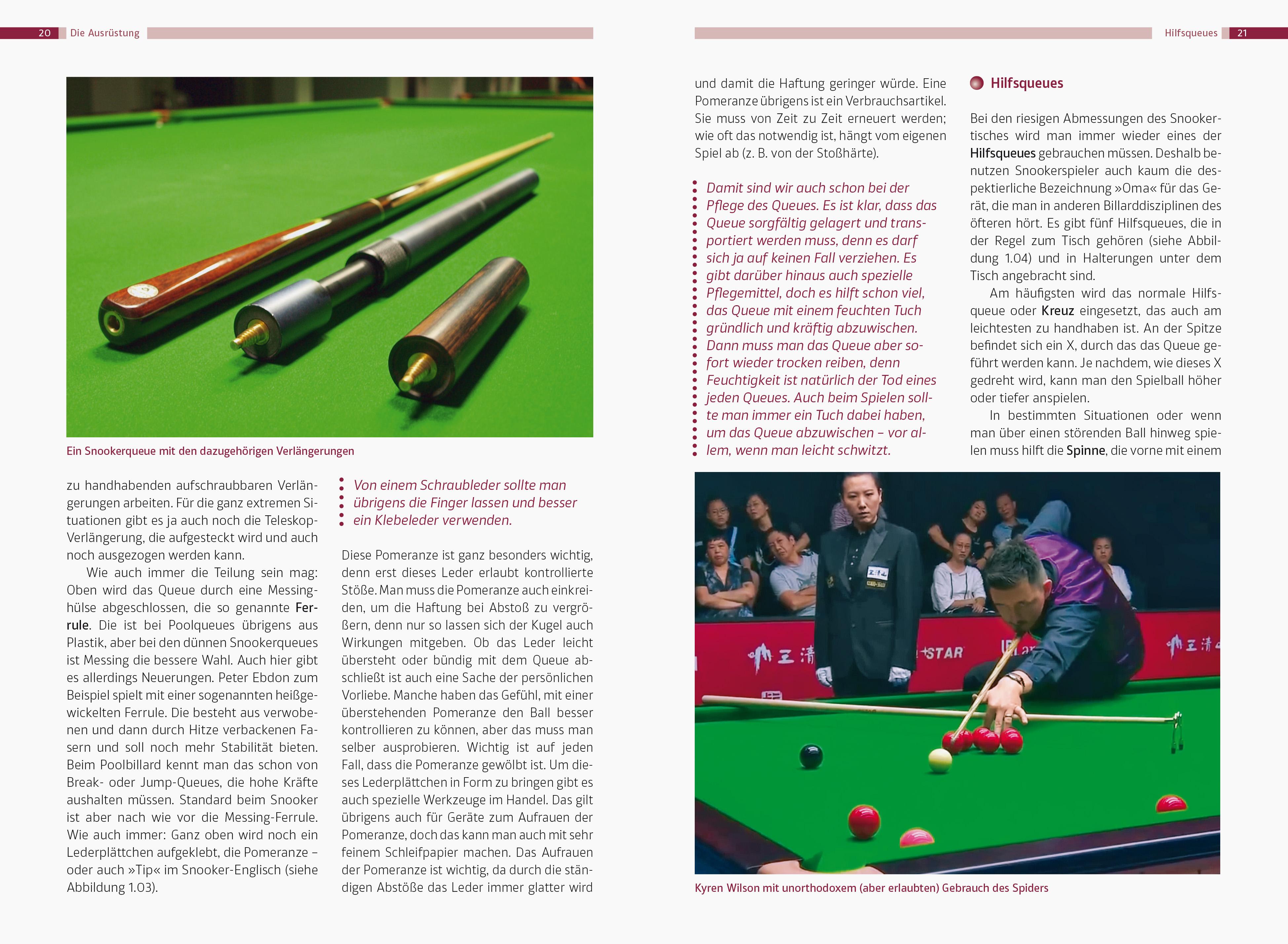 Beispielinhalt (Bild) Snooker