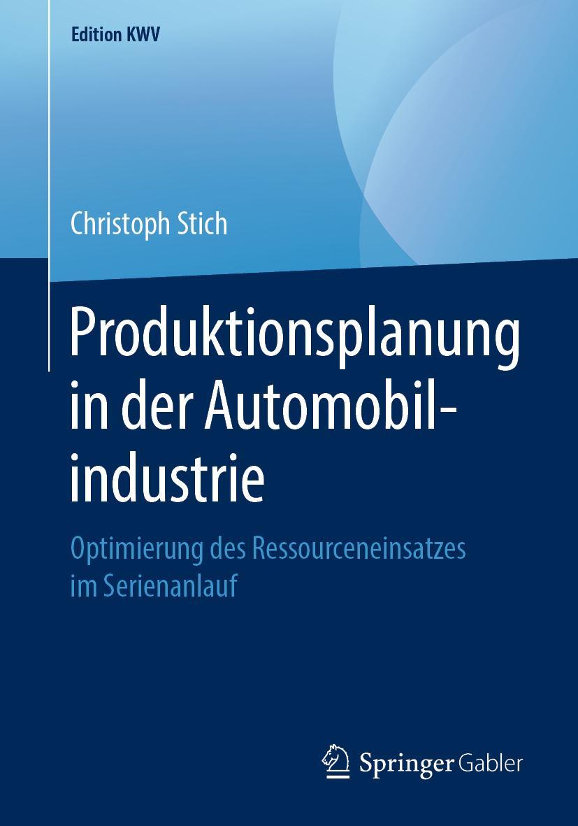 Vorderes Coverbild Produktionsplanung in der Automobilindustrie