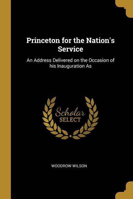 Vorderes Coverbild Princeton for the Nation's Service