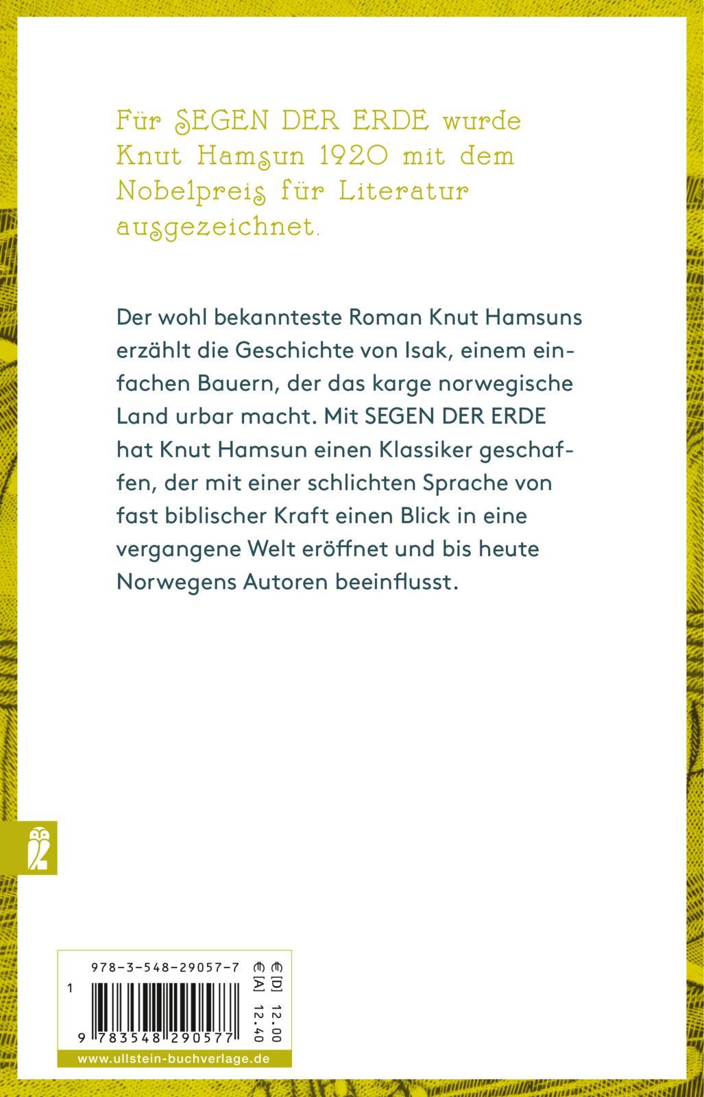 Rückseitencover Segen der Erde