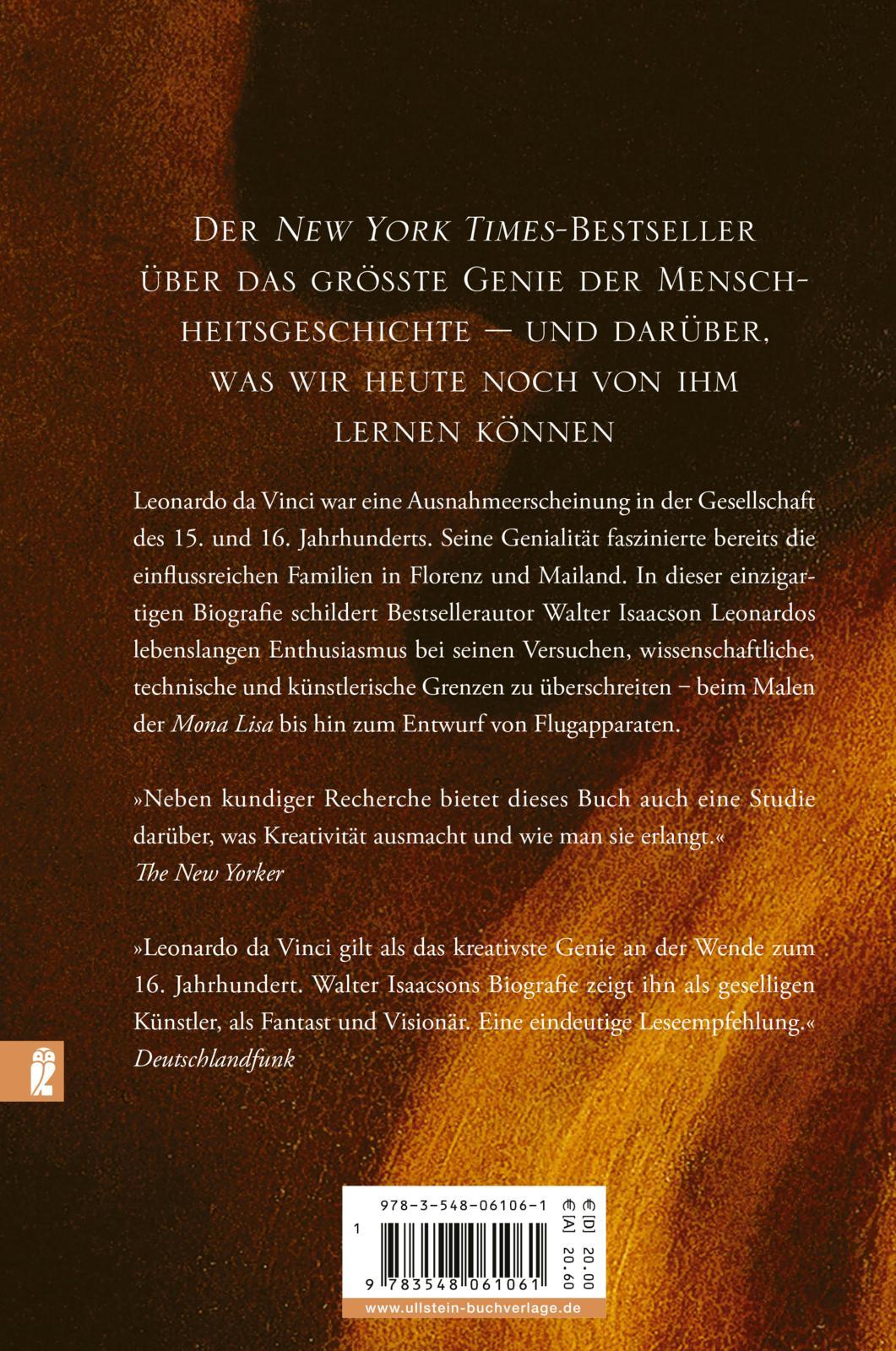 Rückseitencover Leonardo da Vinci