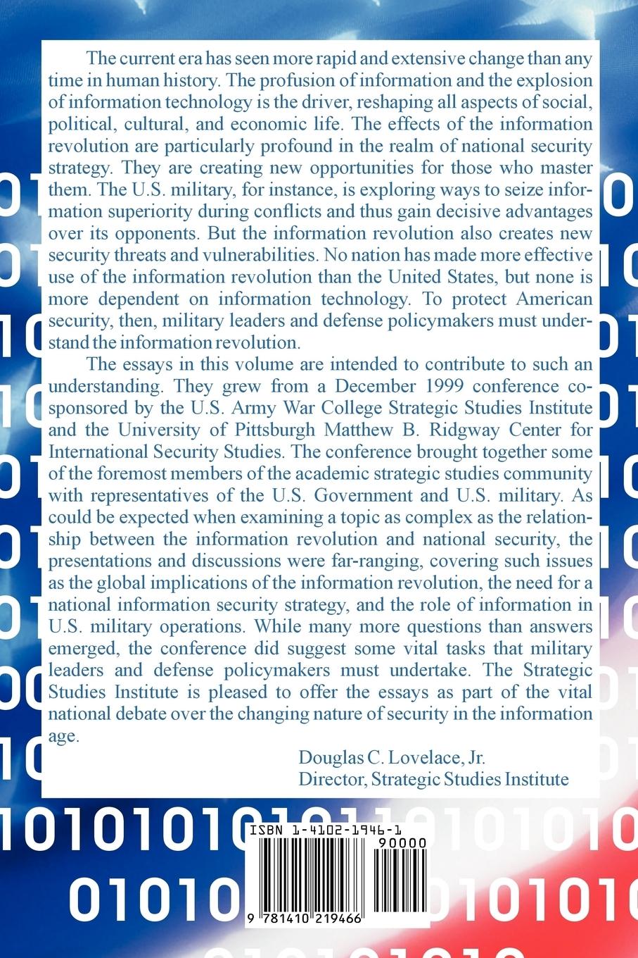 Rückseitencover Information Revolution and National Security, The