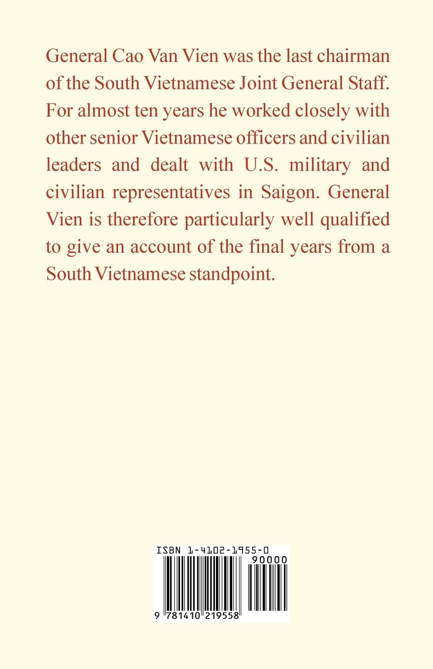 Rückseitencover Final Collapse, The