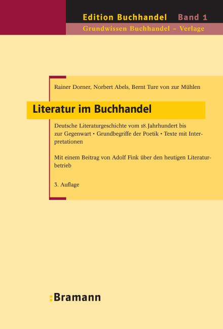 Vorderes Coverbild Literatur im Buchhandel