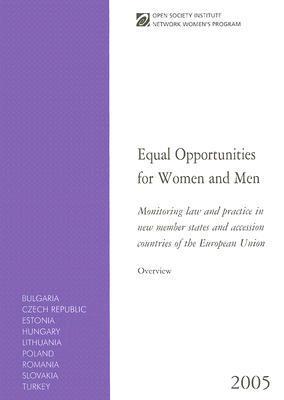 Vorderes Coverbild Equal Opportunities for Women and Men