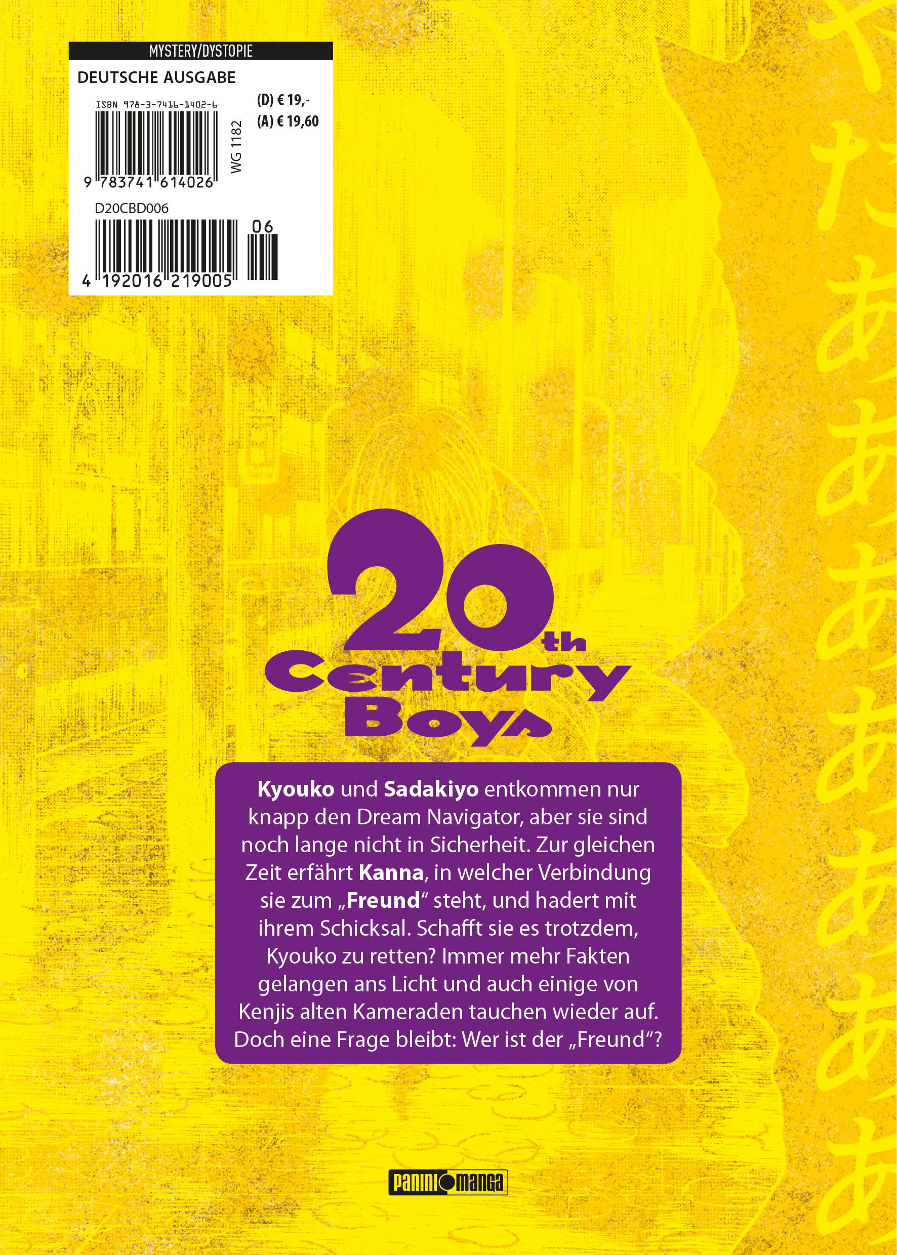 Rückseitencover 20th Century Boys: Ultimative Edition