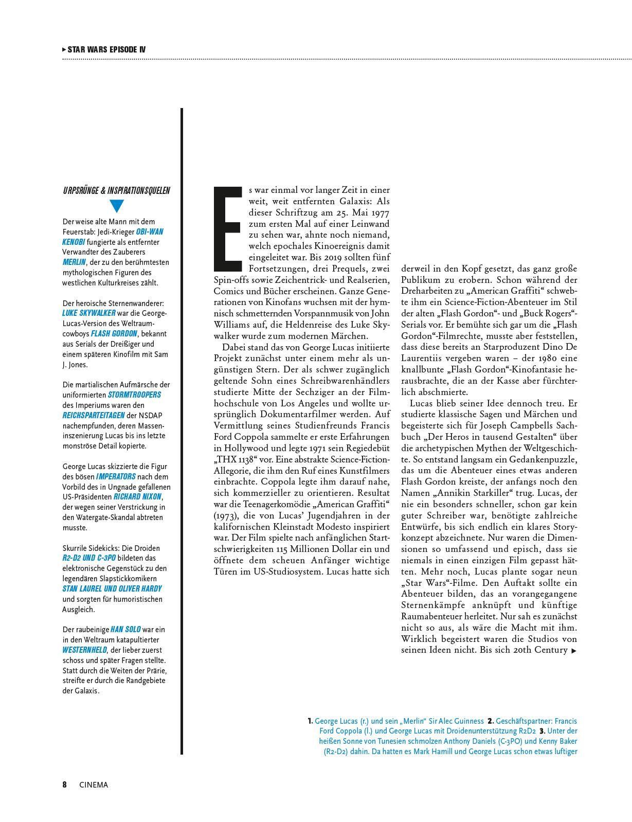 Beispielinhalt (Bild) Cinema präsentiert Making Of - Hinter den Kulissen der größten Filmklassiker aller Zeiten