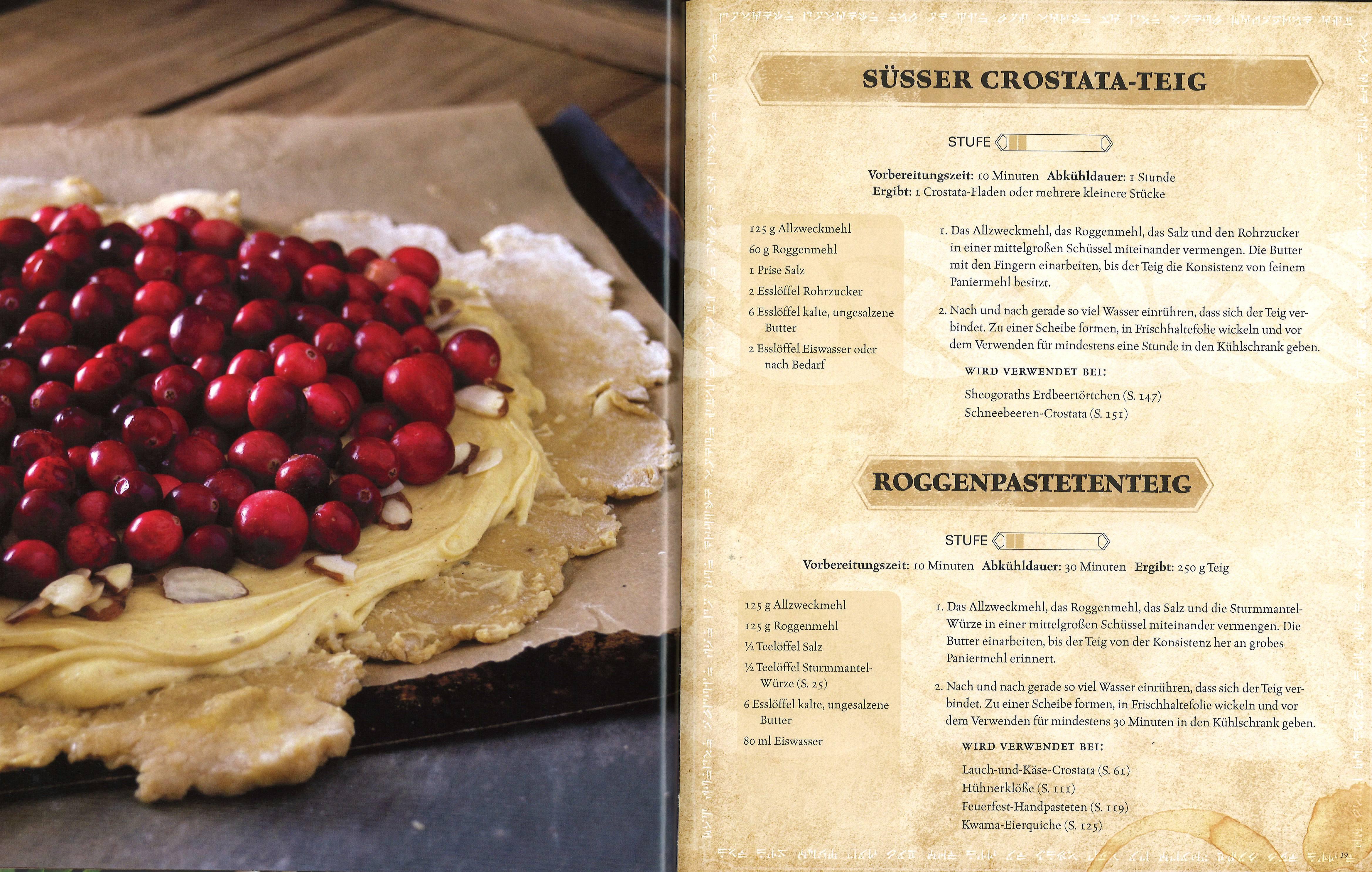 Beispielinhalt (Bild) The Elder Scrolls: Das offizielle Kochbuch: Rezepte aus Himmelsrand, Morrowind und ganz Tamriel