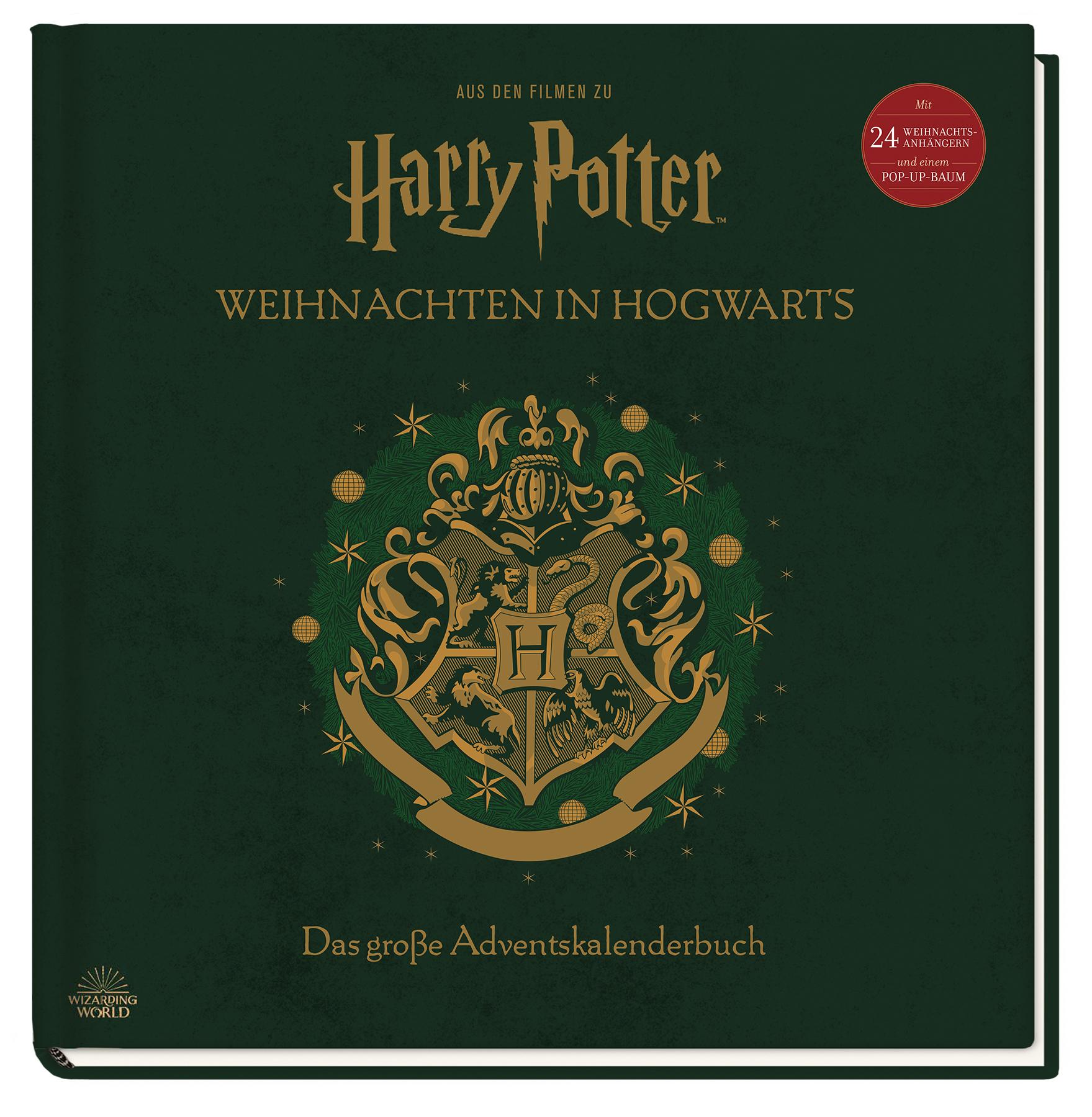Vorderes Coverbild Aus den Filmen zu Harry Potter: Weihnachten in Hogwarts: Das große Adventskalenderbuch