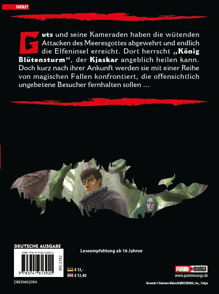 Rückseitencover Berserk Max 20
