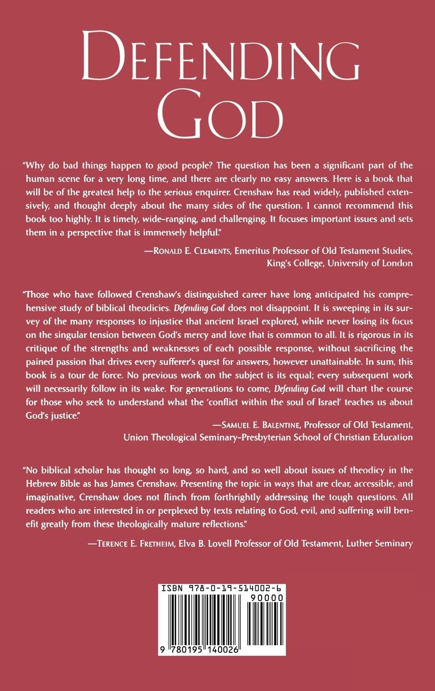 Rückseitencover Defending God