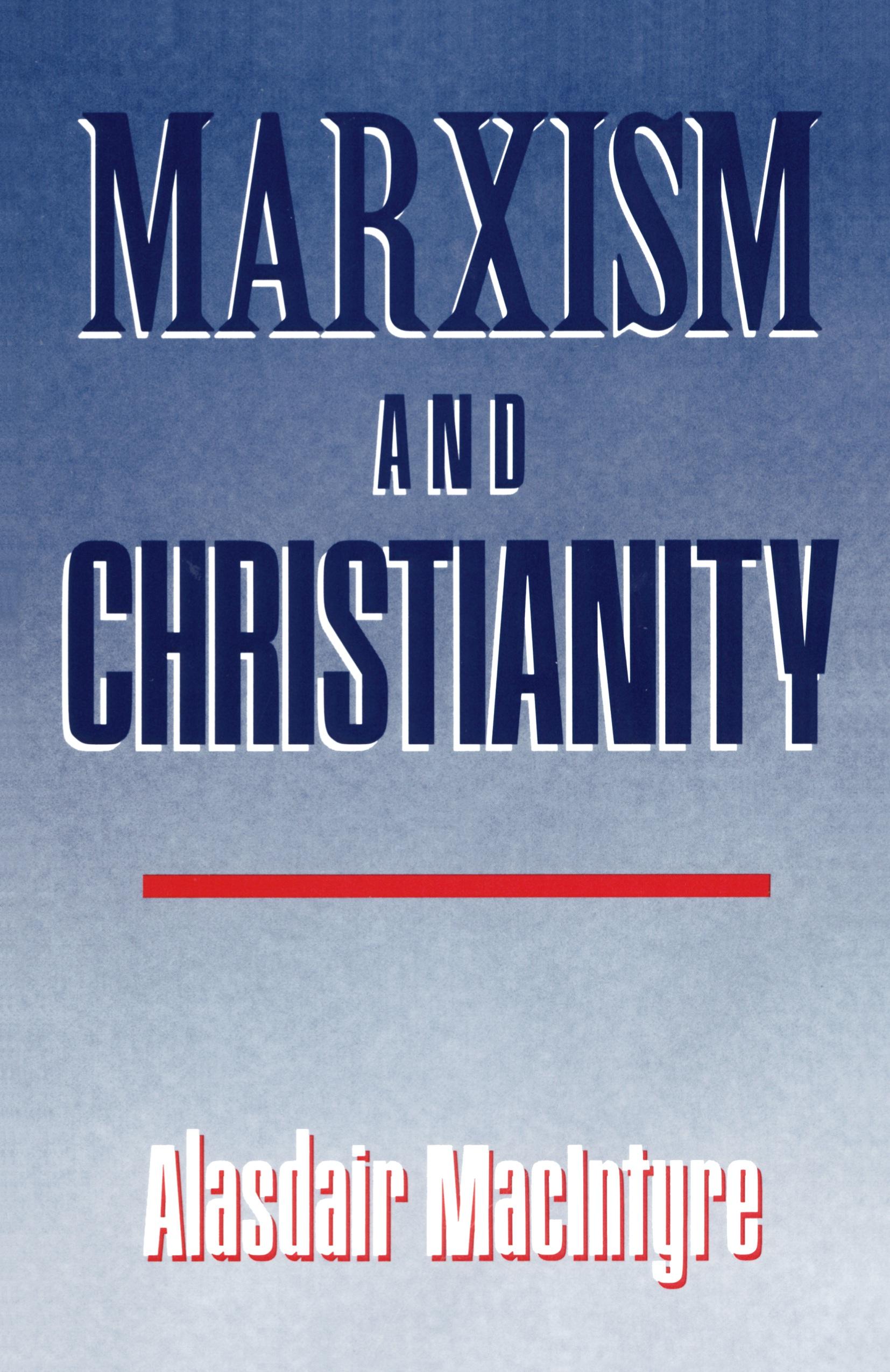 Vorderes Coverbild Marxism and Christianity