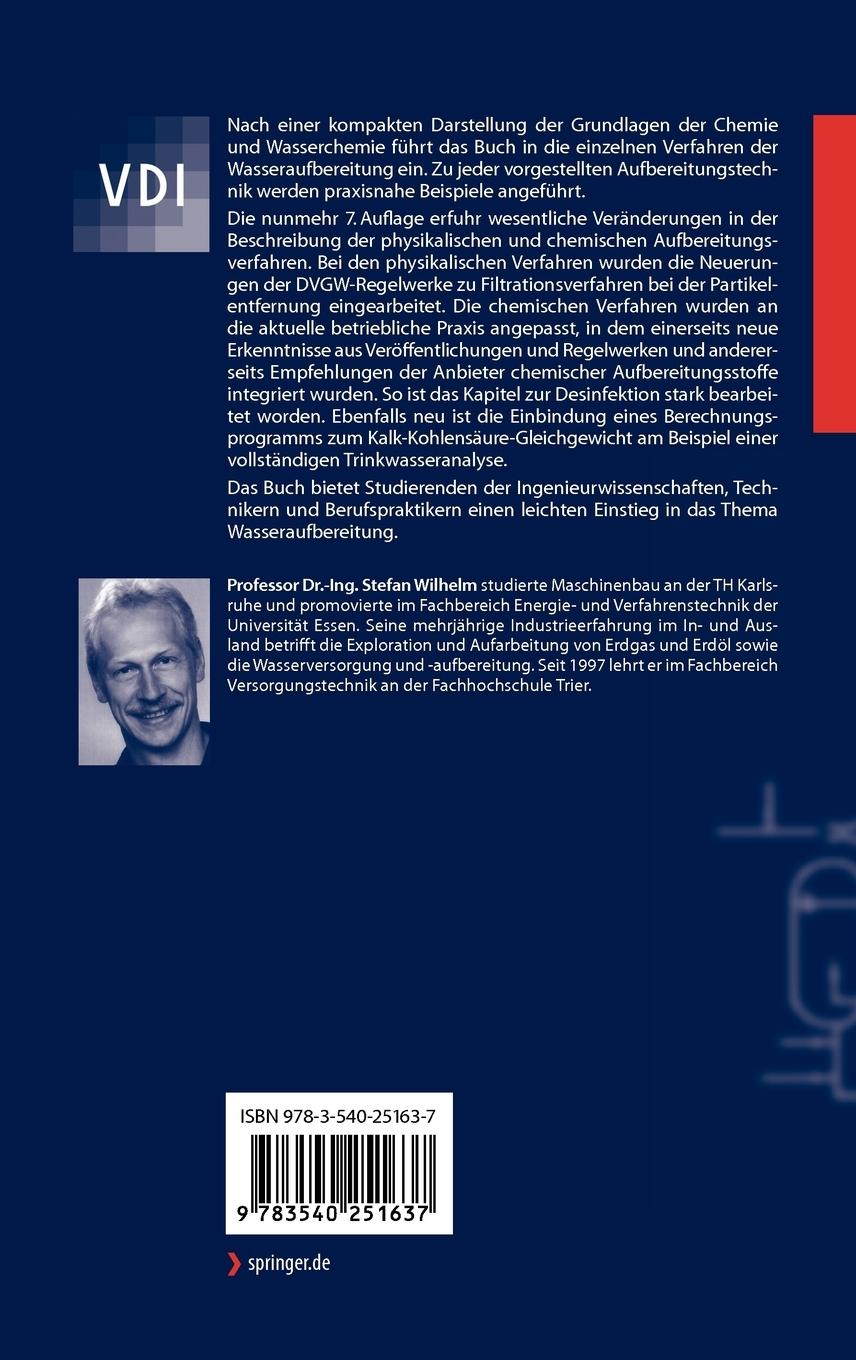 Rückseitencover Wasseraufbereitung