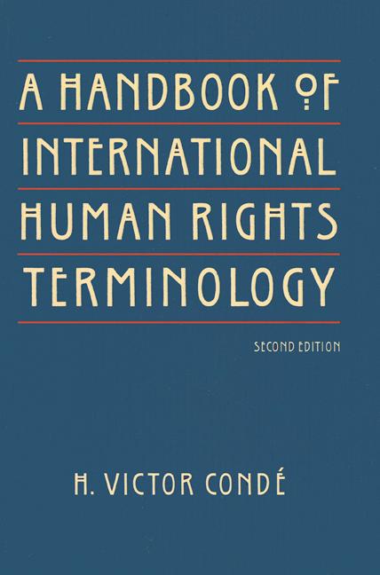 Vorderes Coverbild A Handbook of International Human Rights Terminology, Second Edition