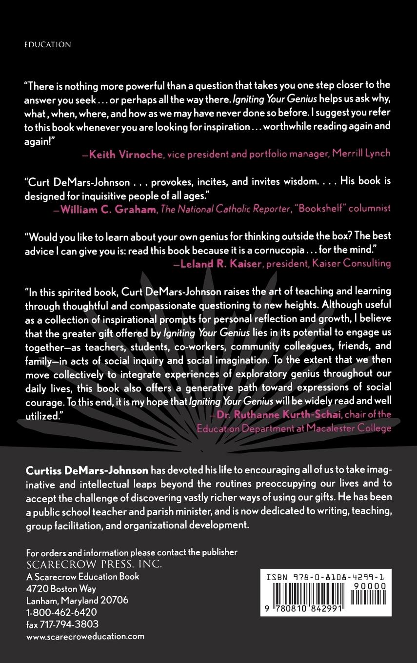 Rückseitencover Igniting Your Genius