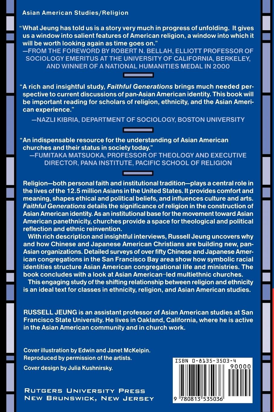 Rückseitencover Faithful Generations